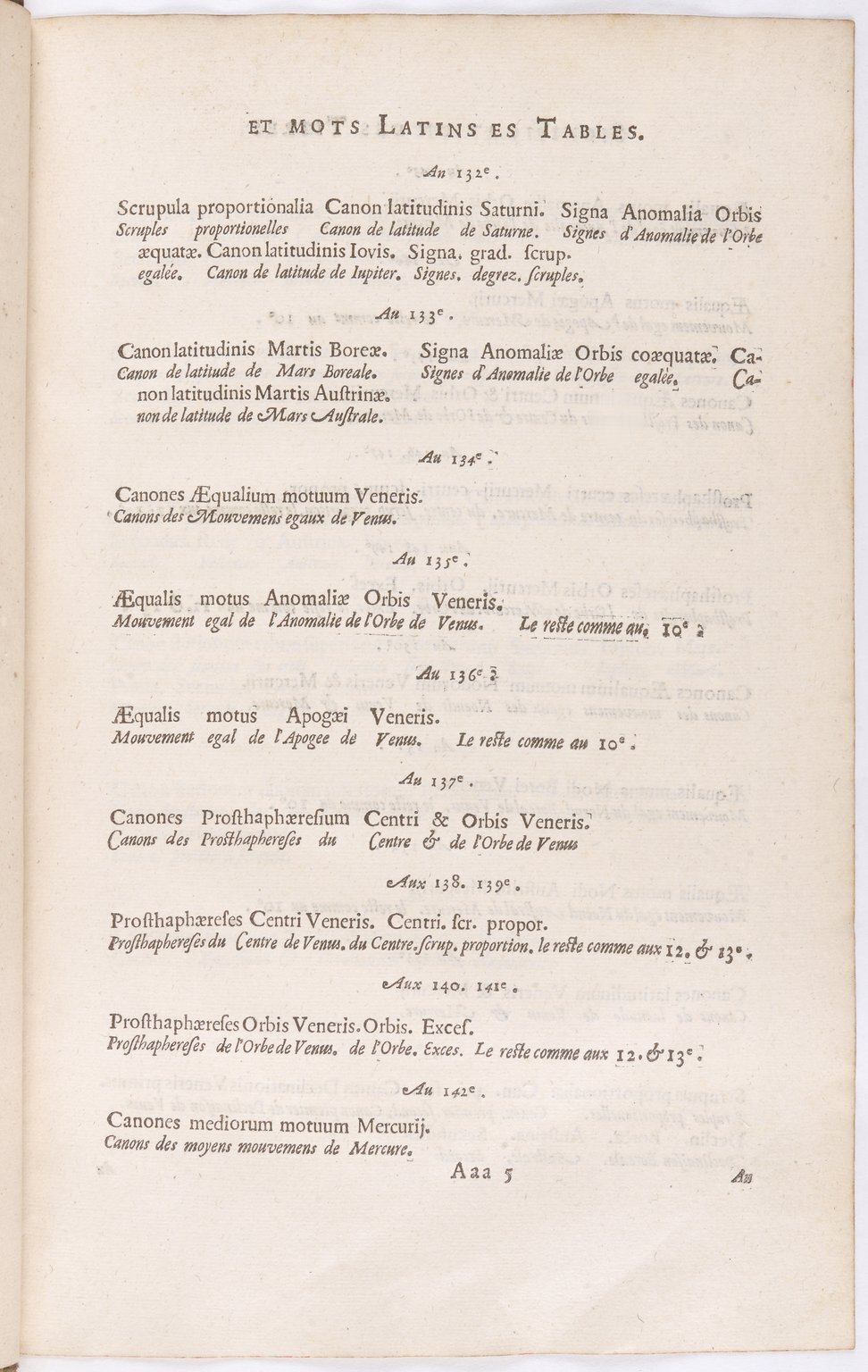 1634 - Zacharie Roman - Les Tables perpétuelles - BnF Arsenal
