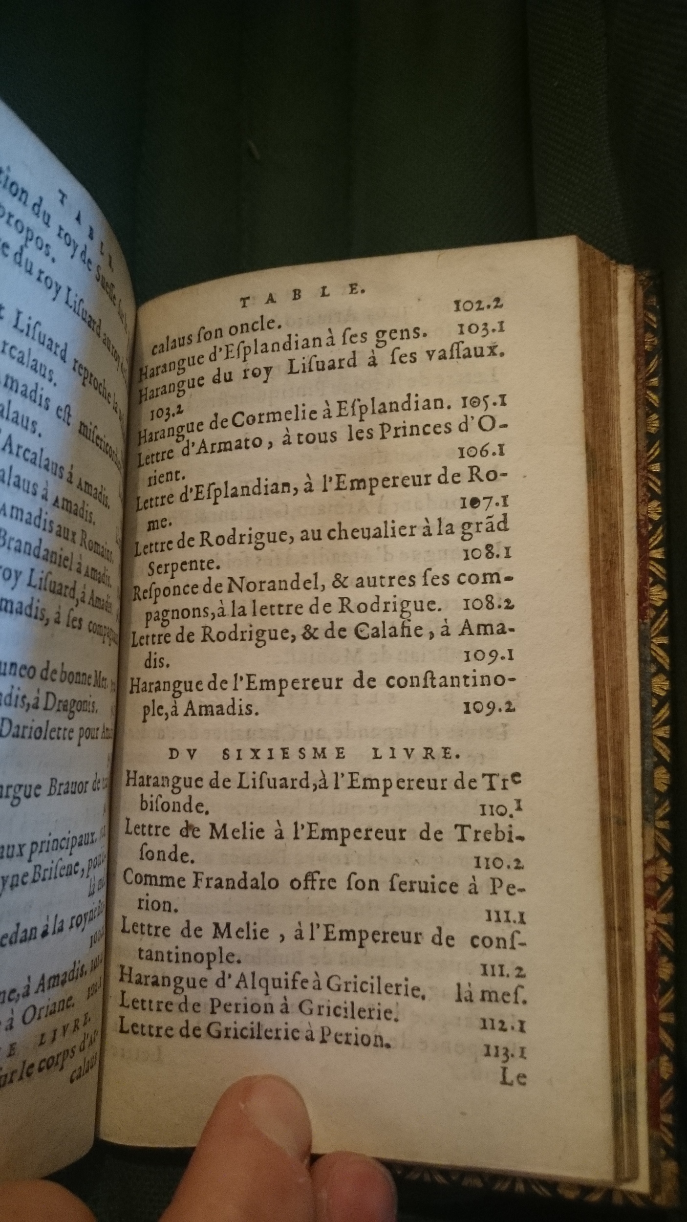 1582 - Jean Huguetan - Trésor des Amadis - BnF Arsenal