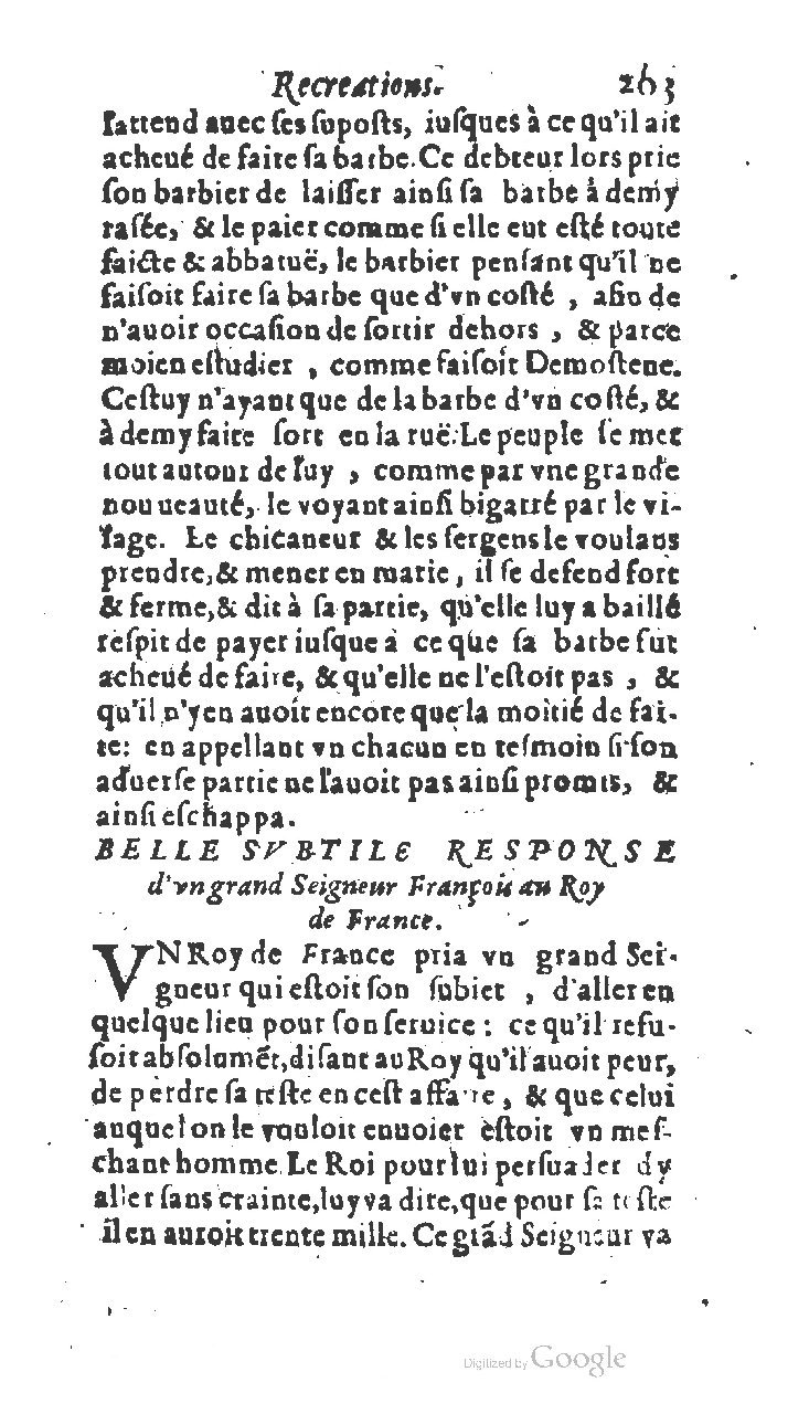 1611 - Jean Osmont - Trésor des récréations - BSB Munich