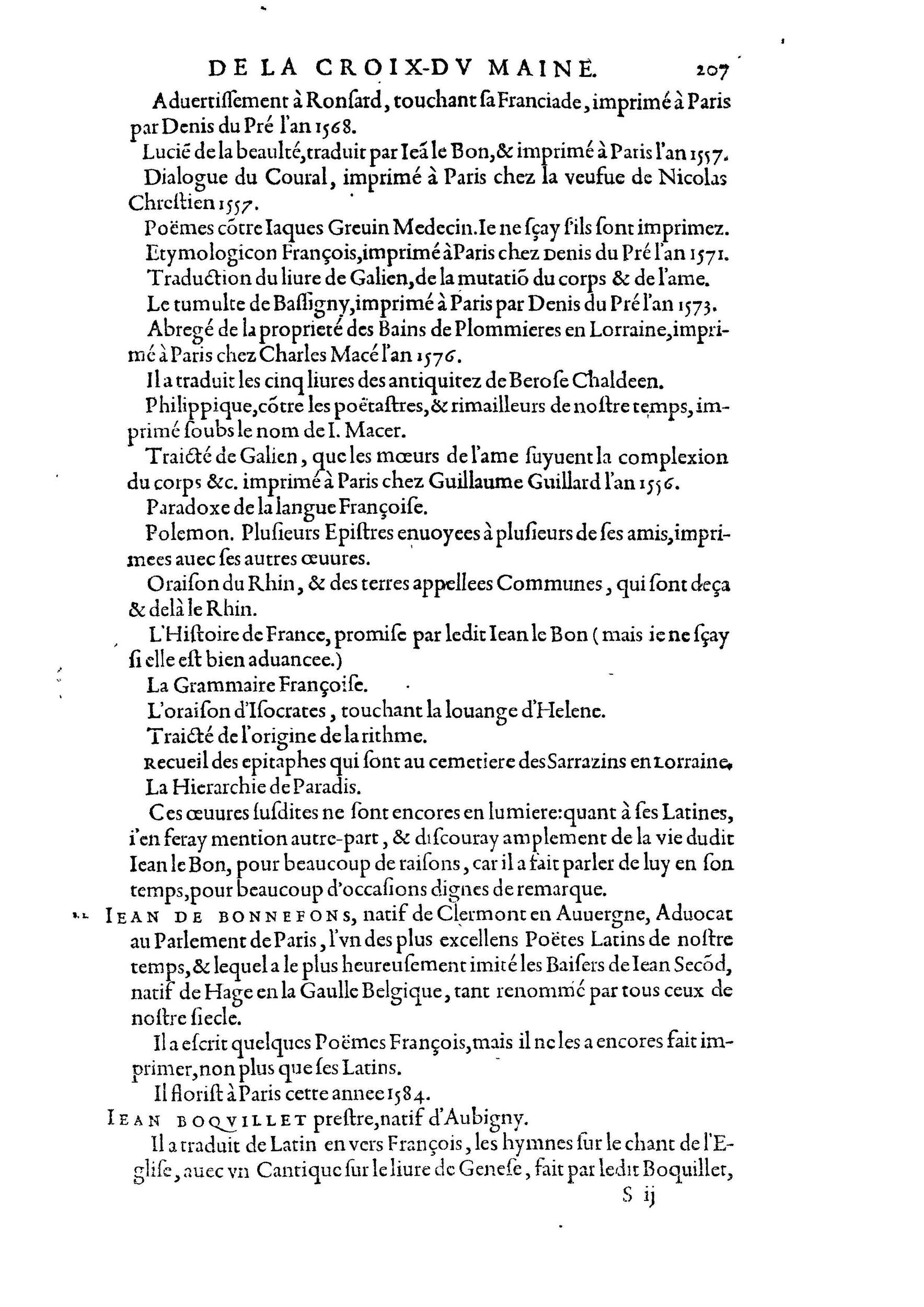 1584 - Abel L&#039;Angelier - Bibliothèques françaises - BnF