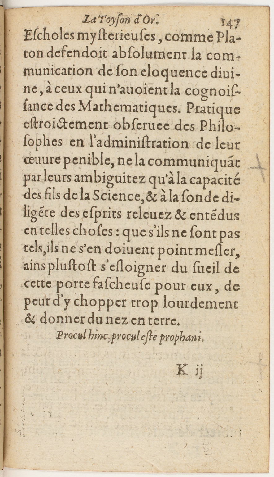 1612 - Charles Sevestre - Toison d’or ou la fleur des Trésors - BnF