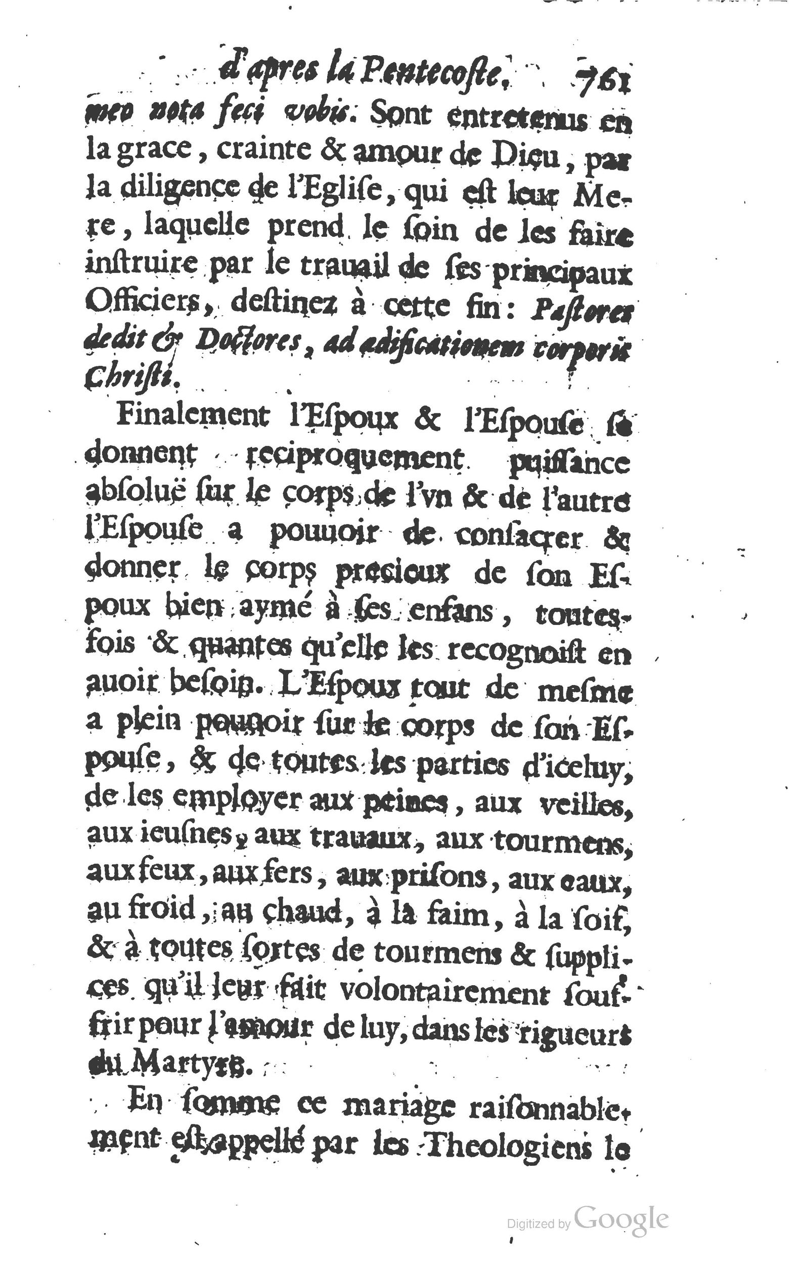 1629 - Manassés de Préaulx - Sermons ou Trésors de la piété chrétienne - BM Lyon
