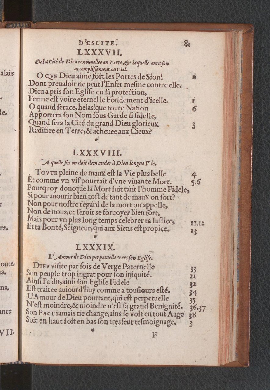1577 - Jean de Laon - Trésor des 150 psaumes de David - Genève