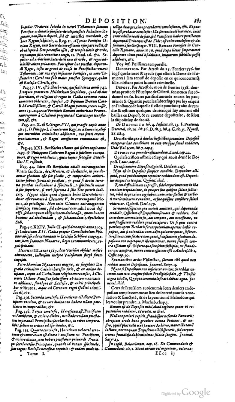 1629 - Veuve Nicolas Buon - Trésor du droit français (29620 T. 1) - BM Lyon