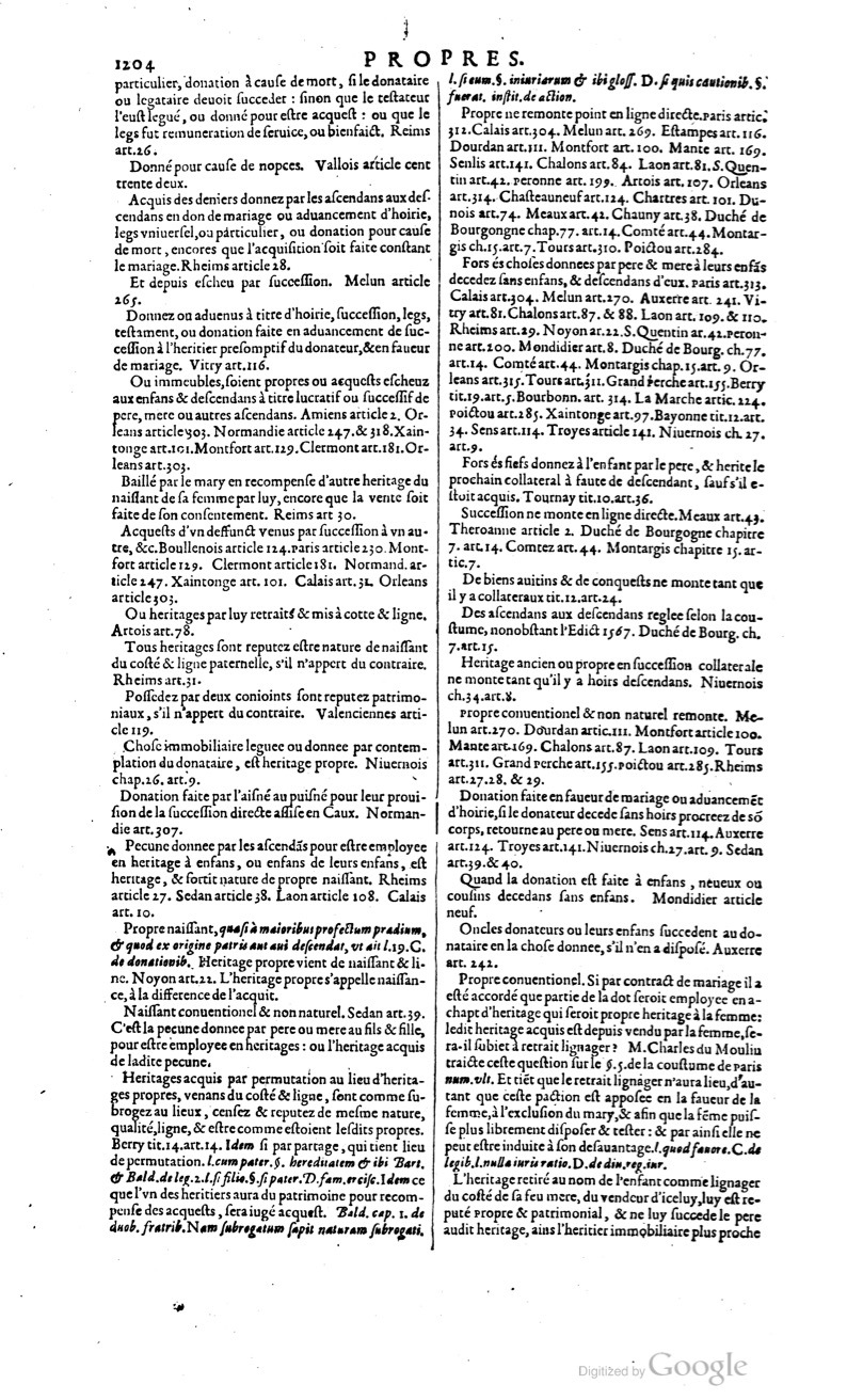 1629 - Veuve Nicolas Buon - Trésor du droit français (29620 T. 2) - BM Lyon