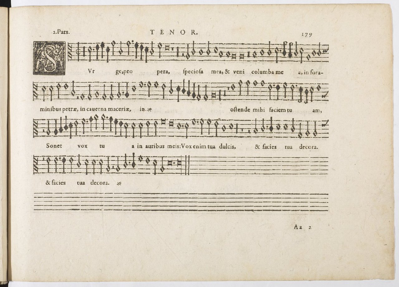 1594 - Paul Marceau - Trésor de musique d&#039;Orlande de Lassus, Superius, Bassus, Tenor, Quinta pars - BnF