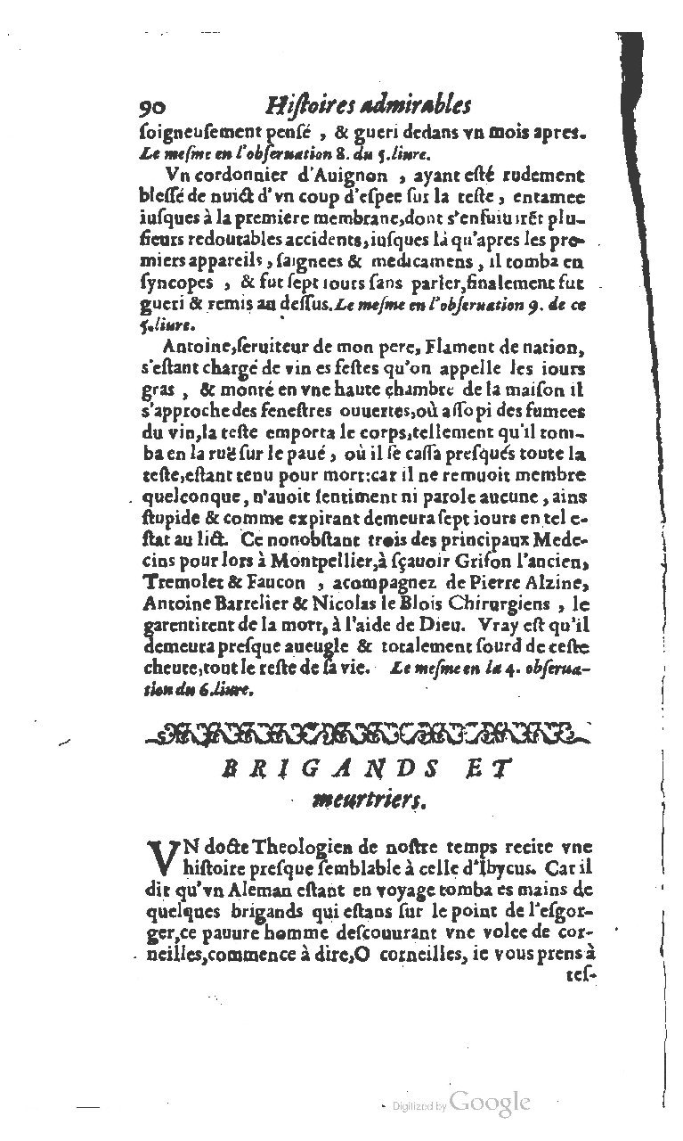 1610 - Paul Marceau - Trésor d’histoires admirables et mémorables - BSB Munich 1610 - Paul Marceau - Trésor d’histoires admirables et mémorables - BSB Munich