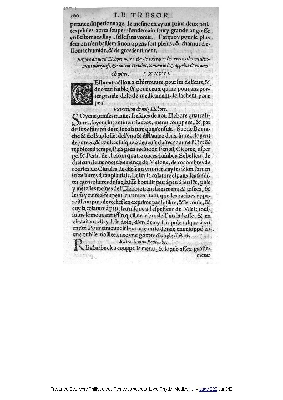 1555 - Balthazar Arnoullet - Trésor d’Évonyme Philiatre - Université Paris Cité