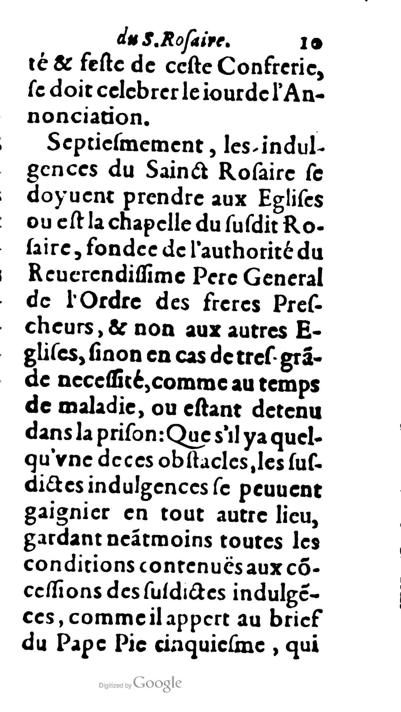 1604 - Jean Le Bouc - Trésor des indulgences du Saint Rosaire - BM Lyon 1604 - Jean Le Bouc - Trésor des indulgences du Saint Rosaire - BM Lyon