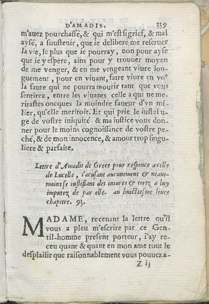1559 - Pierre Regnard - Trésor des Amadis - Det KLG Copenhague