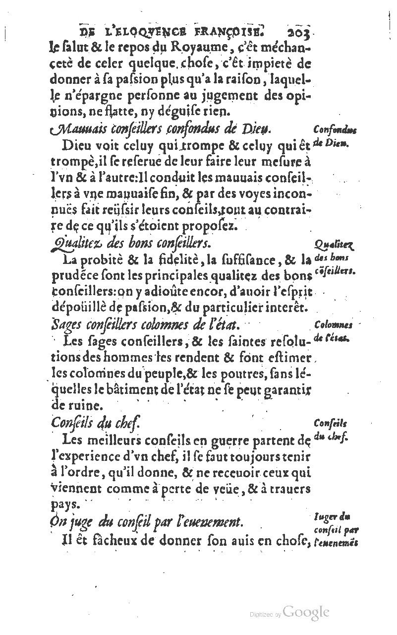 1610 - Louis Coste - Trésor de l’éloquence française (Seconde partie) - BM Lyon