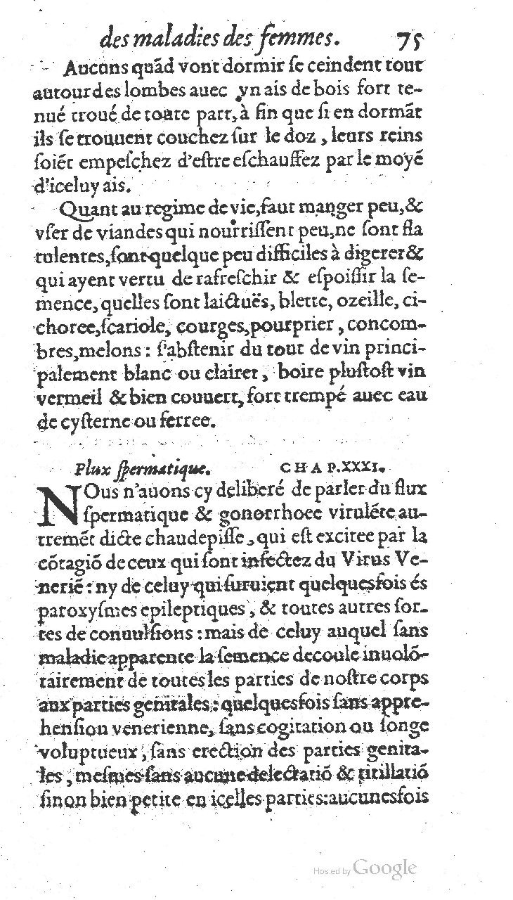 1585 - Jacques du Puis - Trésor des remèdes secrets pour les maladies des femmes - BnF