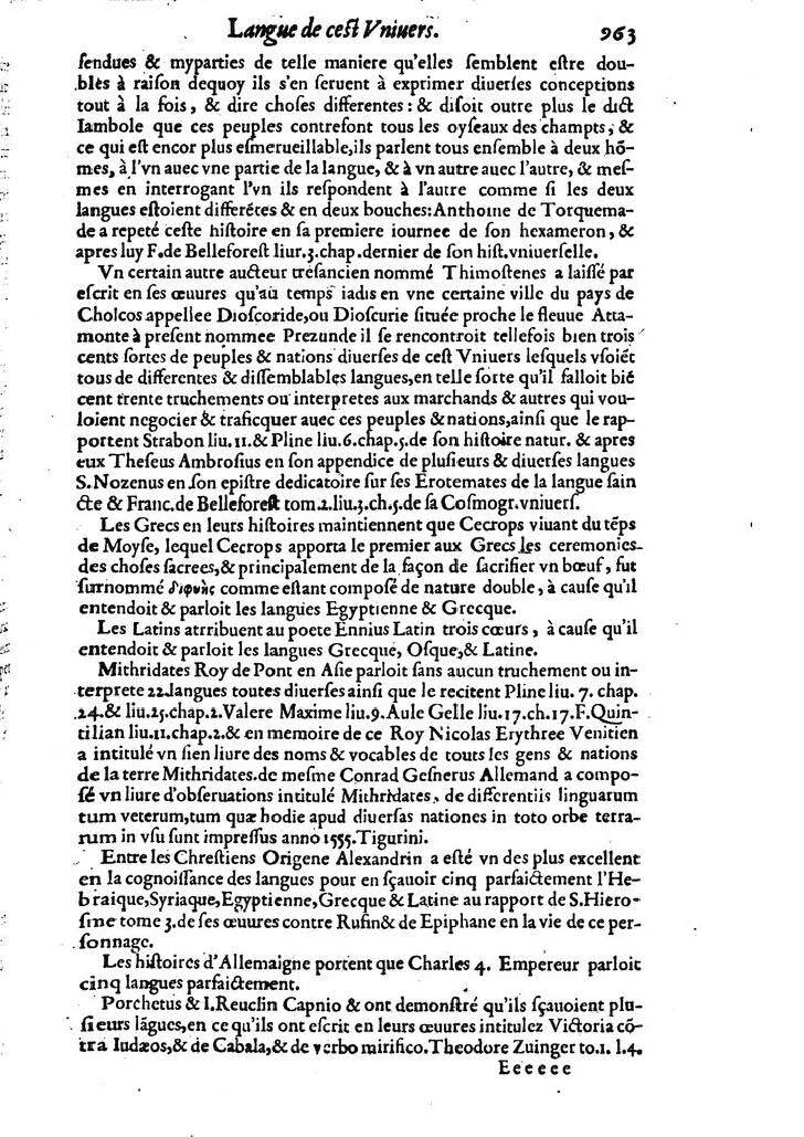 1613 - Matthieu Berjon - Trésor de l’histoire des langues de cet univers - BM Lyon