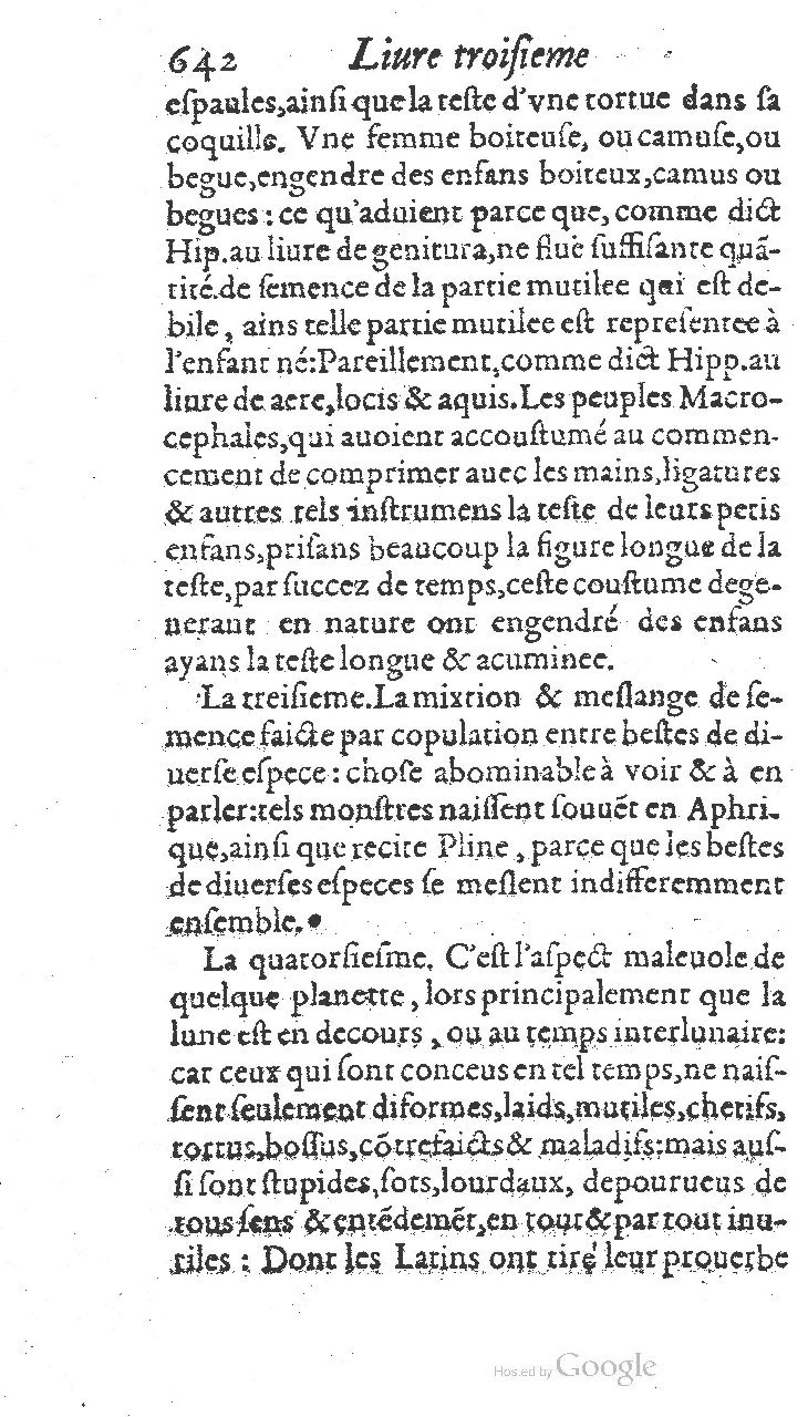 1585 - Jacques du Puis - Trésor des remèdes secrets pour les maladies des femmes - BnF