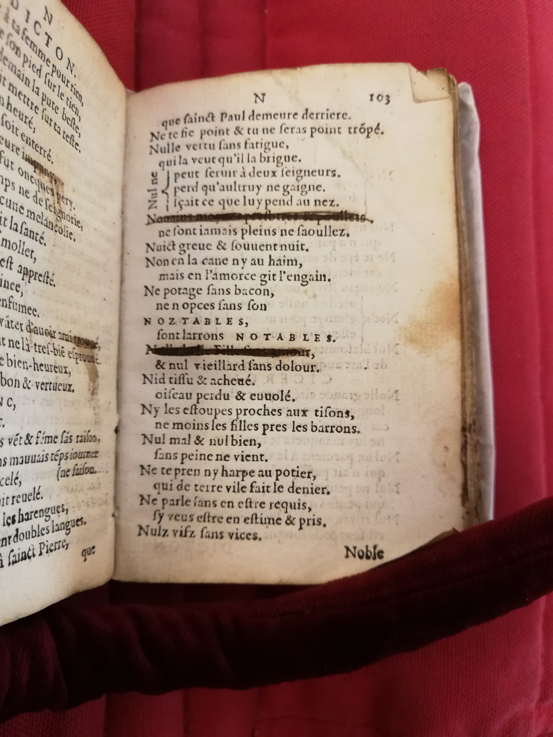 1577 - Jean d’Ogerolles - Trésor de sentences dorées - Bibliothèque Sainte-Geneviève
