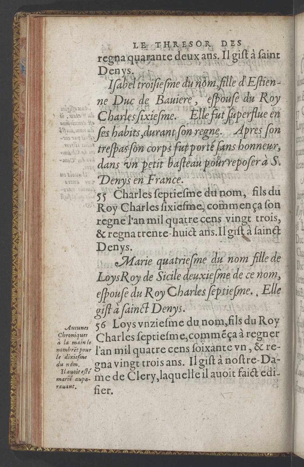 1603 - Galiot Corrozet - Trésor des histoires de France - BnF Tolbiac