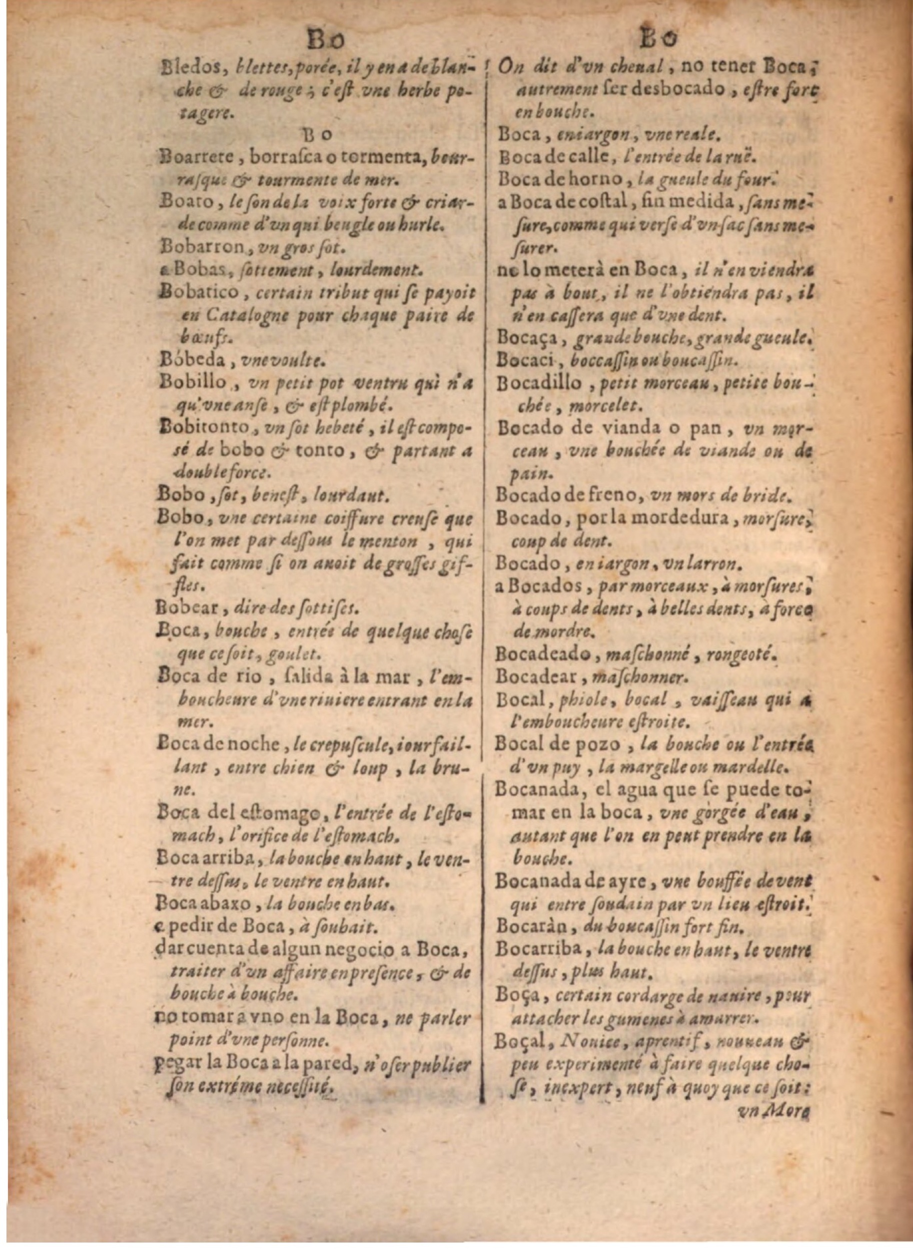 1645 - A. de Sommaville et A. Courbé - Trésor des deux langues espagnole et française - BSB Munich