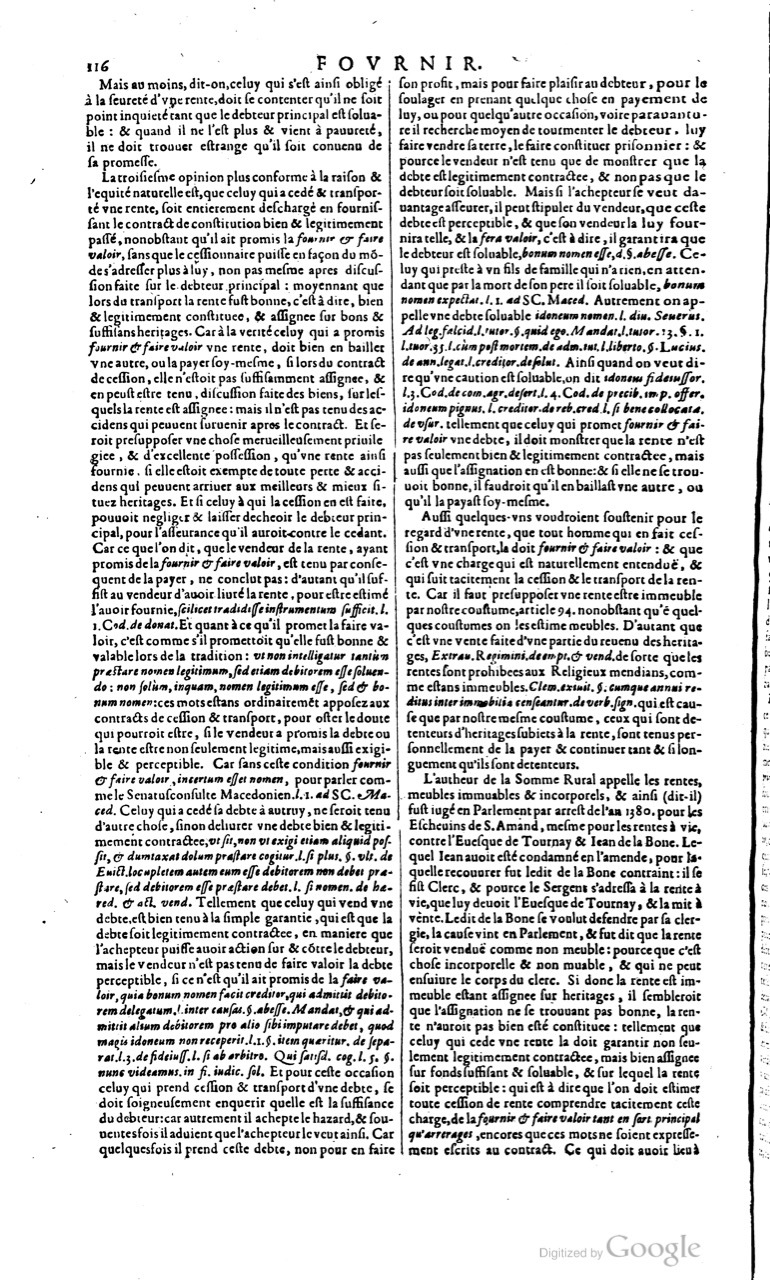 1629 - Veuve Nicolas Buon - Trésor du droit français (21754 T. 2) - BM Lyon