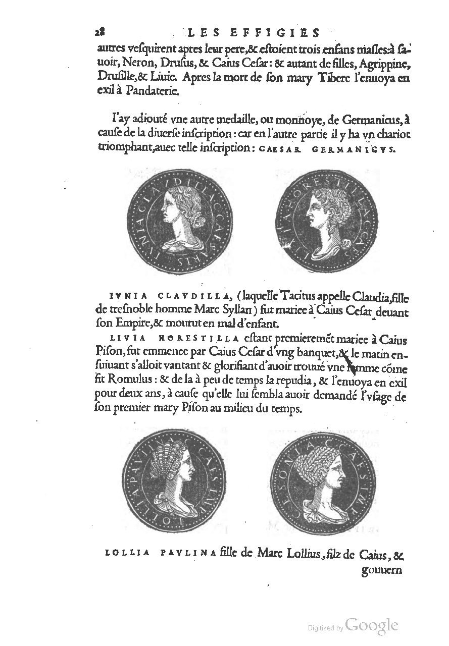 1553 - Jacopo Strada et Thomas Guérin - Épitome du Trésor des antiquités - UGent
