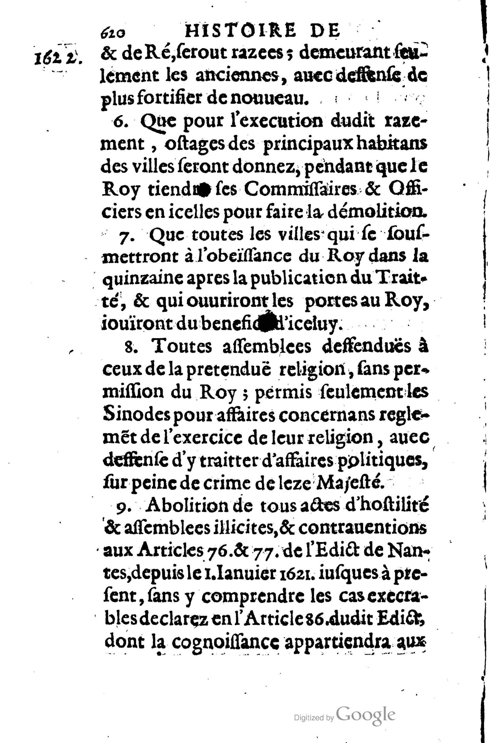 1623 - Joseph Bouillerot - Trésor de l’histoire générale de notre temps - BM Lyon