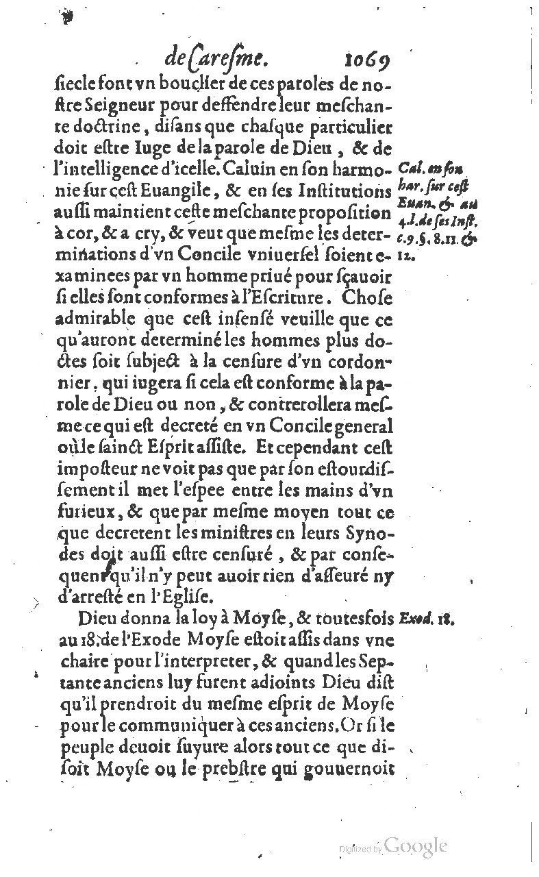 1607 - Nicolas Du Fossé - Trésor quadragésimal - T 01 - BM Lyon