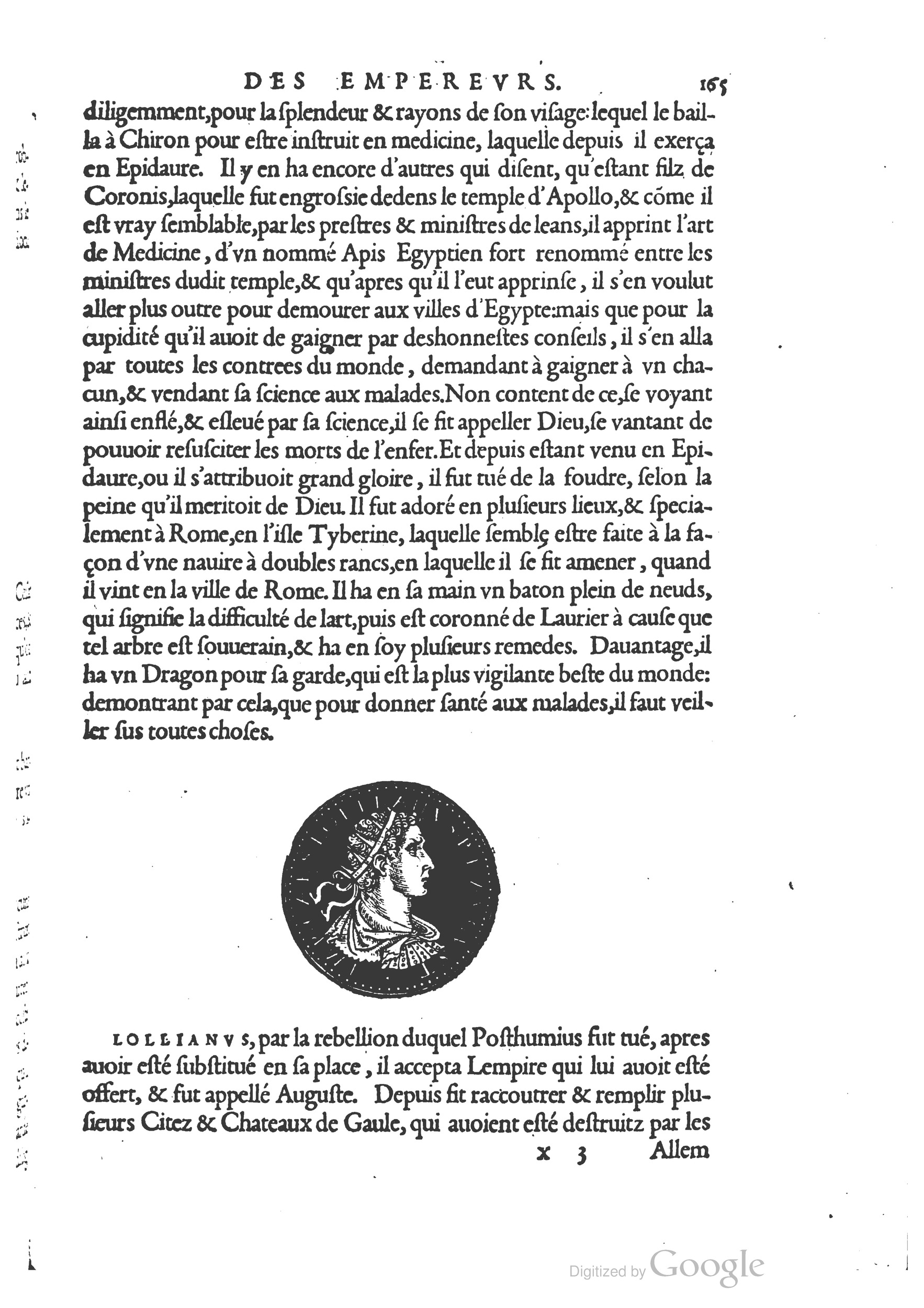 1553 - Jacopo Strada et Thomas Guérin - Épitome du Trésor des antiquités - BM Lyon