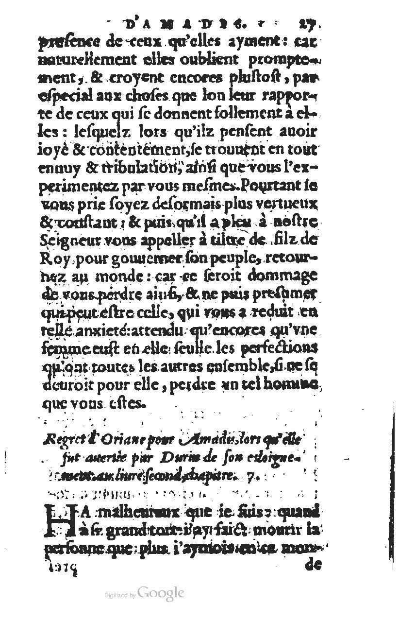 1567 - Jean Pygot - Trésor des Amadis - BM Lyon 1567 - Jean Pygot - Trésor des Amadis - BM Lyon