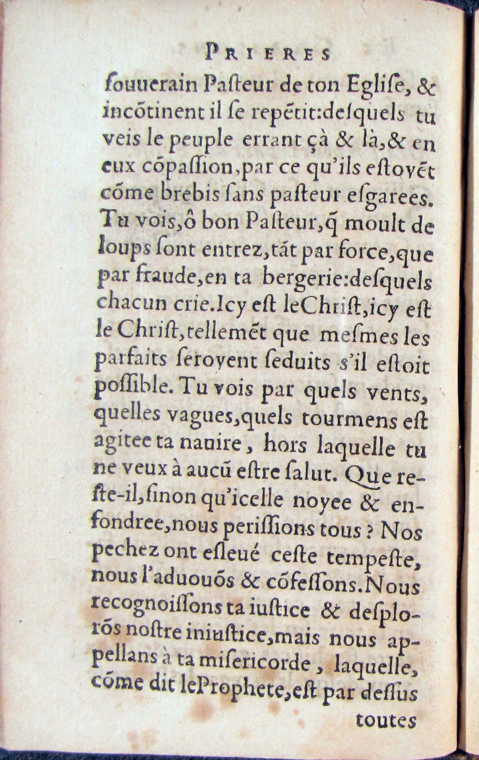 1572 - Antoine Certia - Trésor des prières, oraisons et instructions chrétiennes - Nîmes