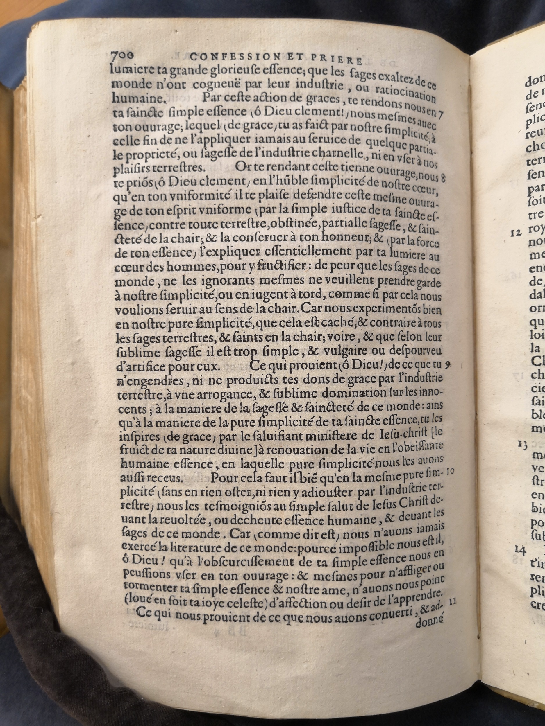 1581c. - Christophe Plantin - Le Livre des témoignages du Trésor caché au champ - Anvers Musée Plantin-Moretus