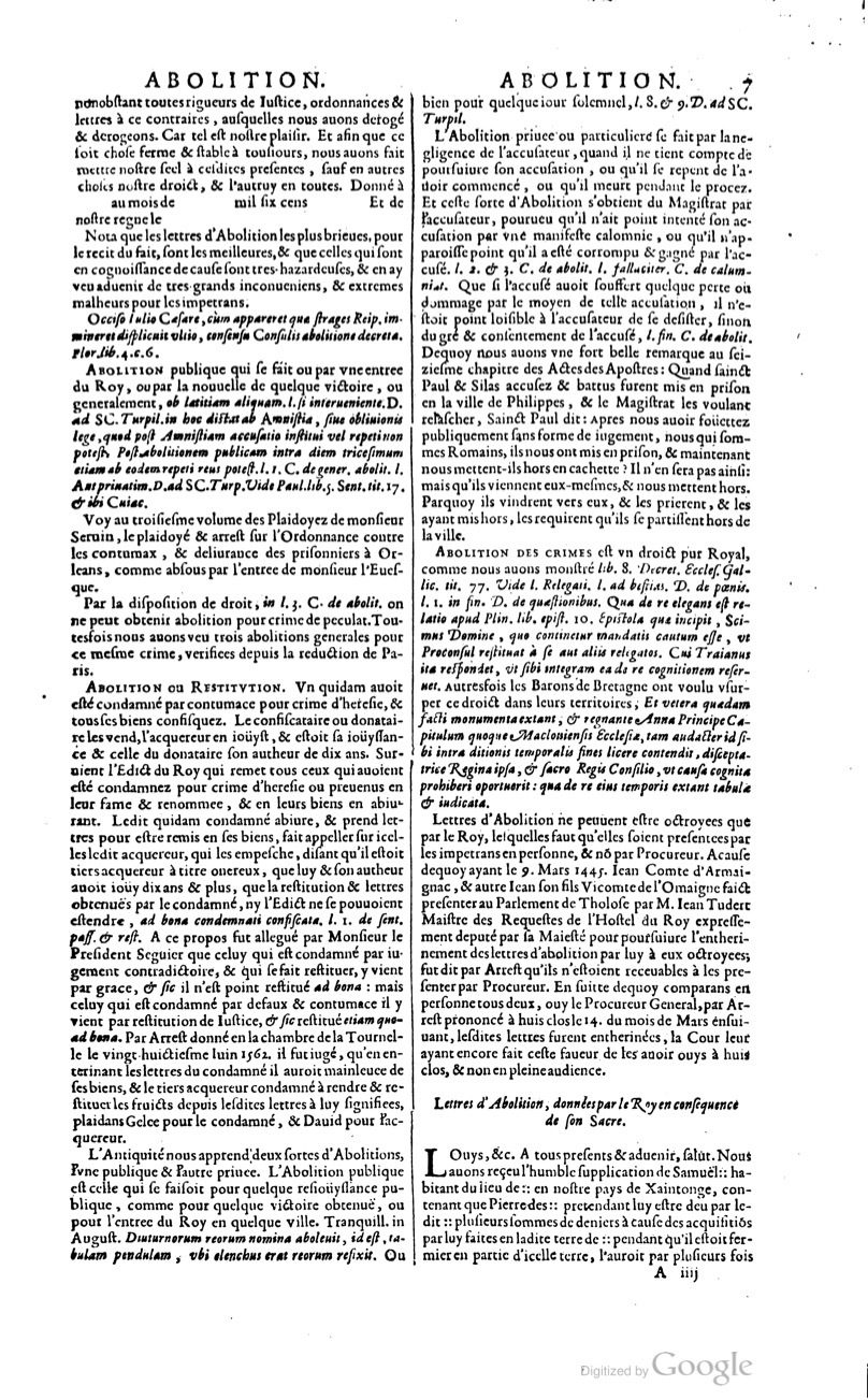 1629 - Veuve Nicolas Buon - Trésor du droit français (21754 T. 1) - BM Lyon