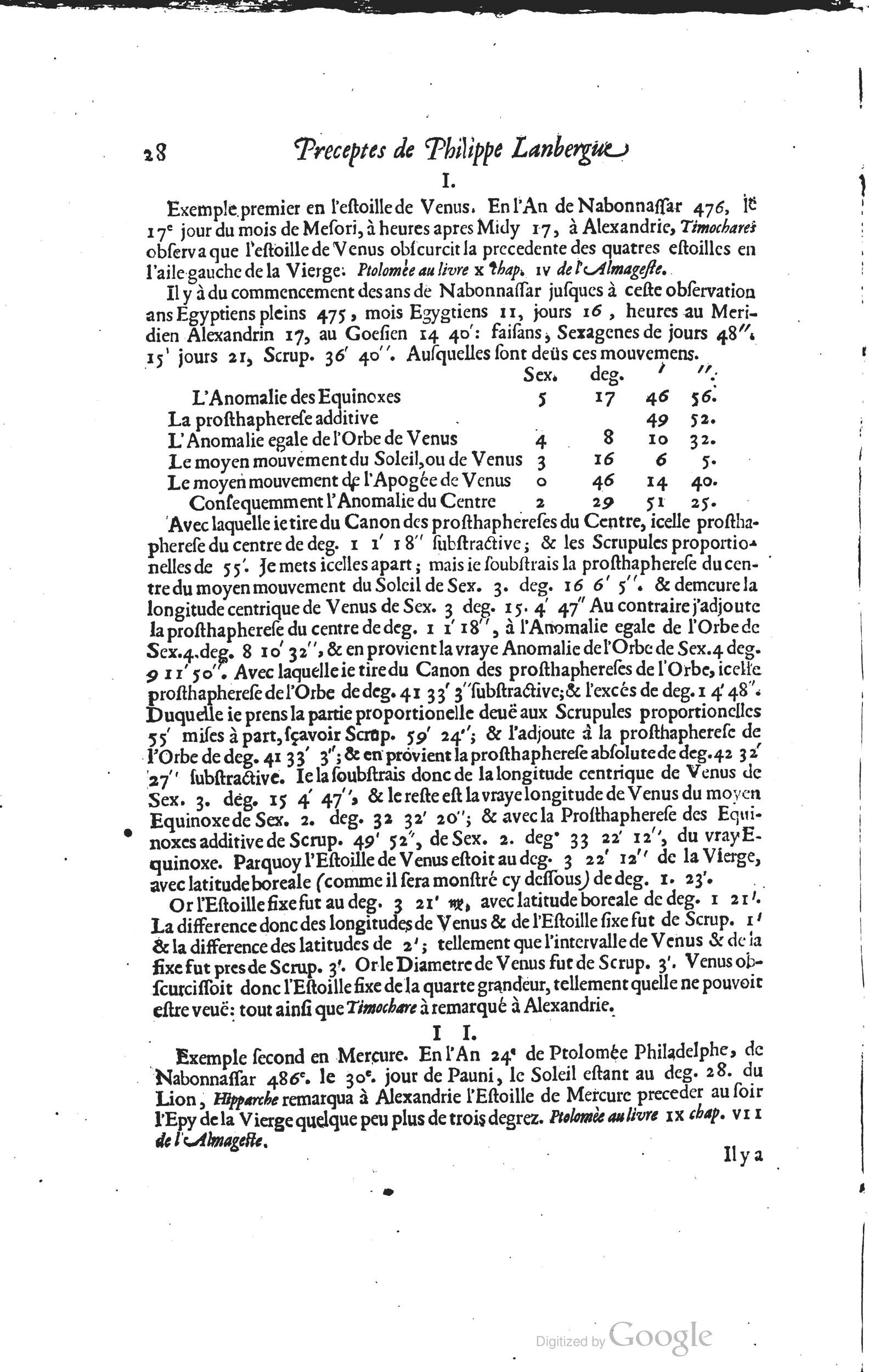 1634 - Zacharie Roman - Les Tables perpétuelles - Universiteit Leiden