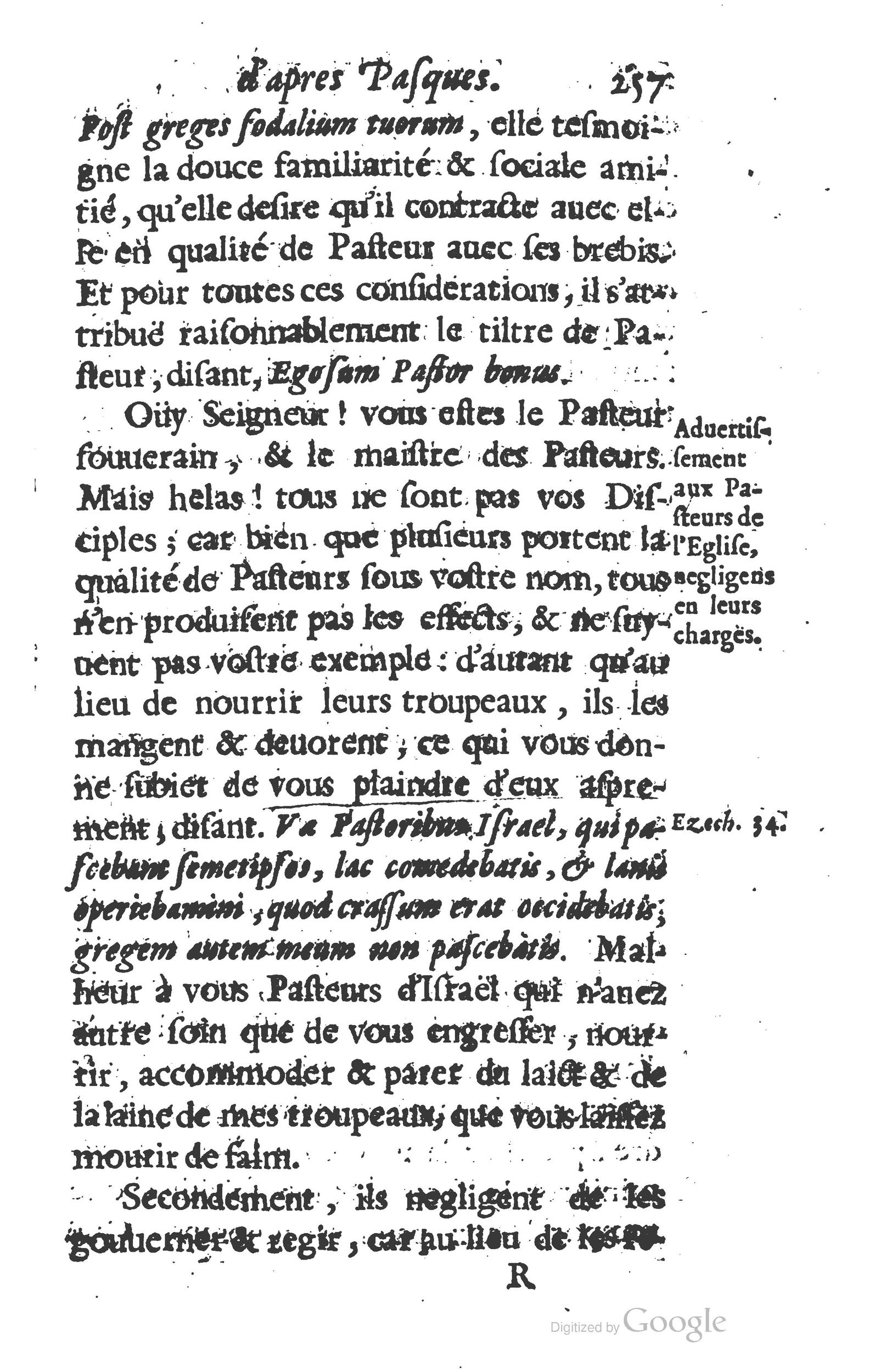 1629 - Manassés de Préaulx - Sermons ou Trésors de la piété chrétienne - BM Lyon