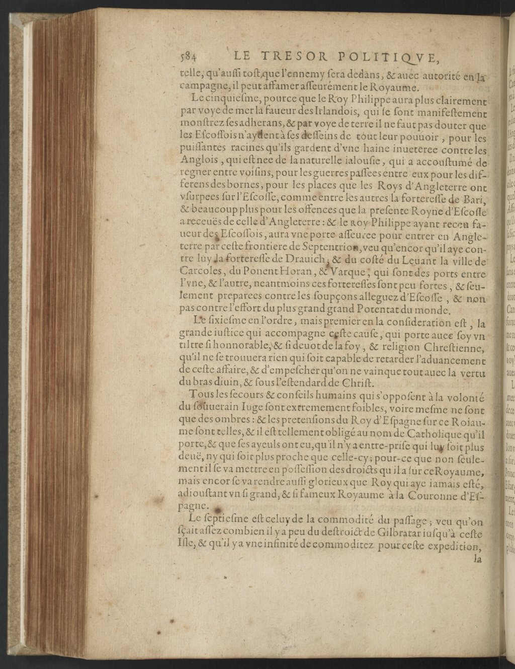 1608 - Nicolas Du Fossé - Trésor politique - BnF Tolbiac