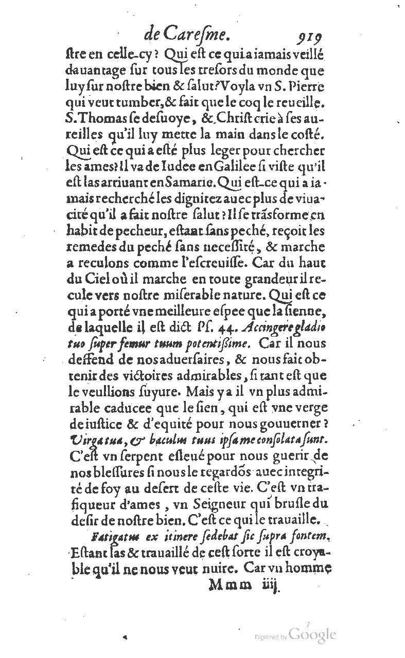 1607 - Nicolas Du Fossé - Trésor quadragésimal - T 01 - BM Lyon