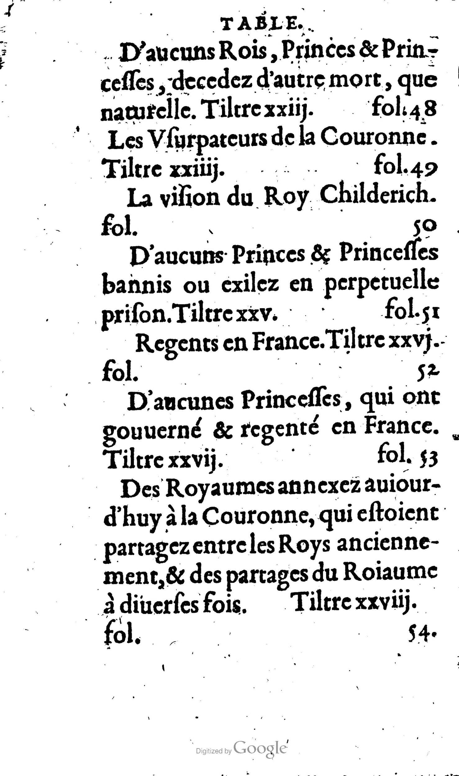 1604 - Galiot Corrozet - Trésor des histoires de France - BnF Arsenal