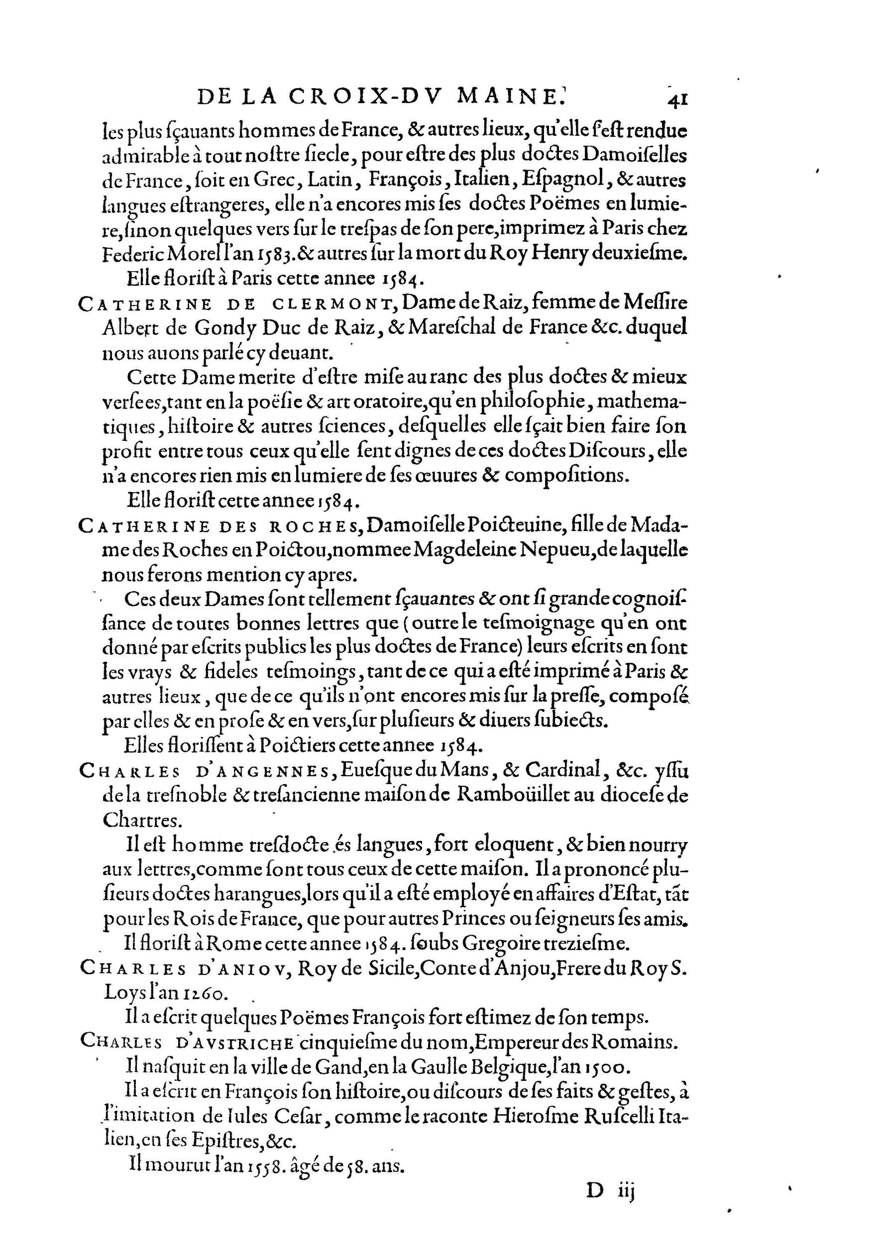 1584 - Abel L&#039;Angelier - Bibliothèques françaises - BnF