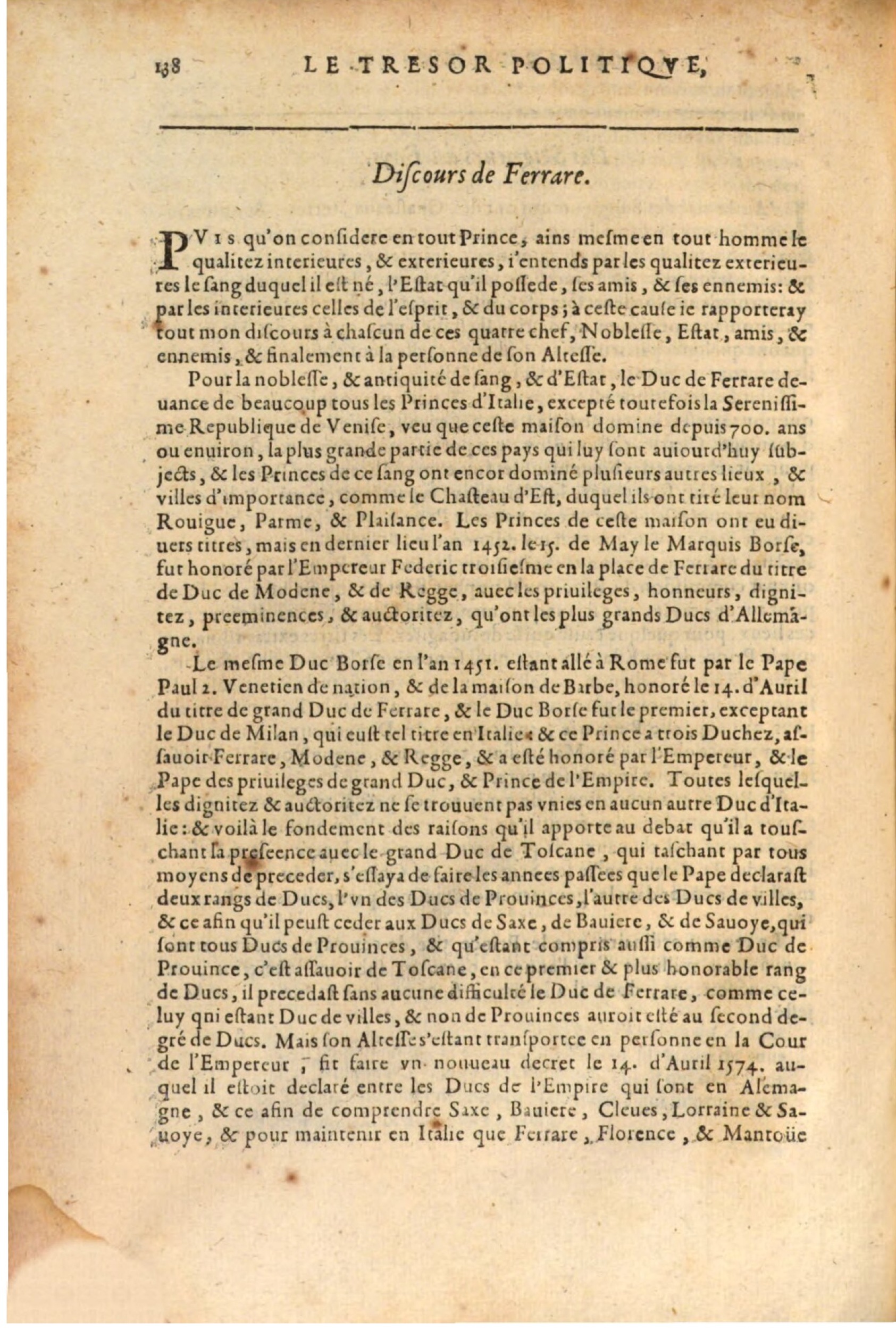 1611 - Pierre Chevalier - Trésor politique - BSB Munich 1611 - Pierre Chevalier - Trésor politique - BSB Munich