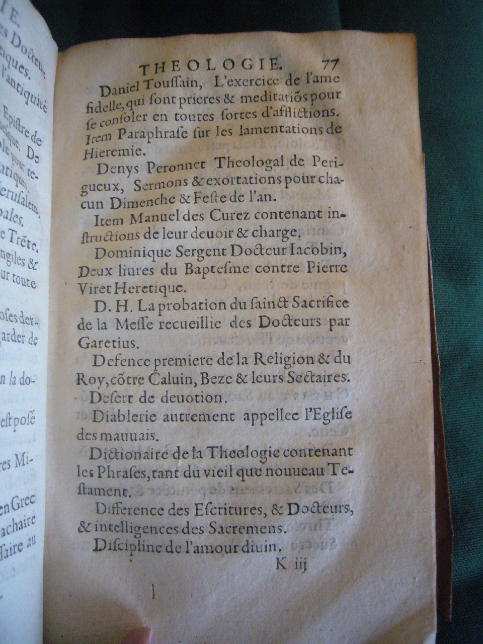 1602 - François Jacquin - Trésor des bons esprits français - BnF Arsenal