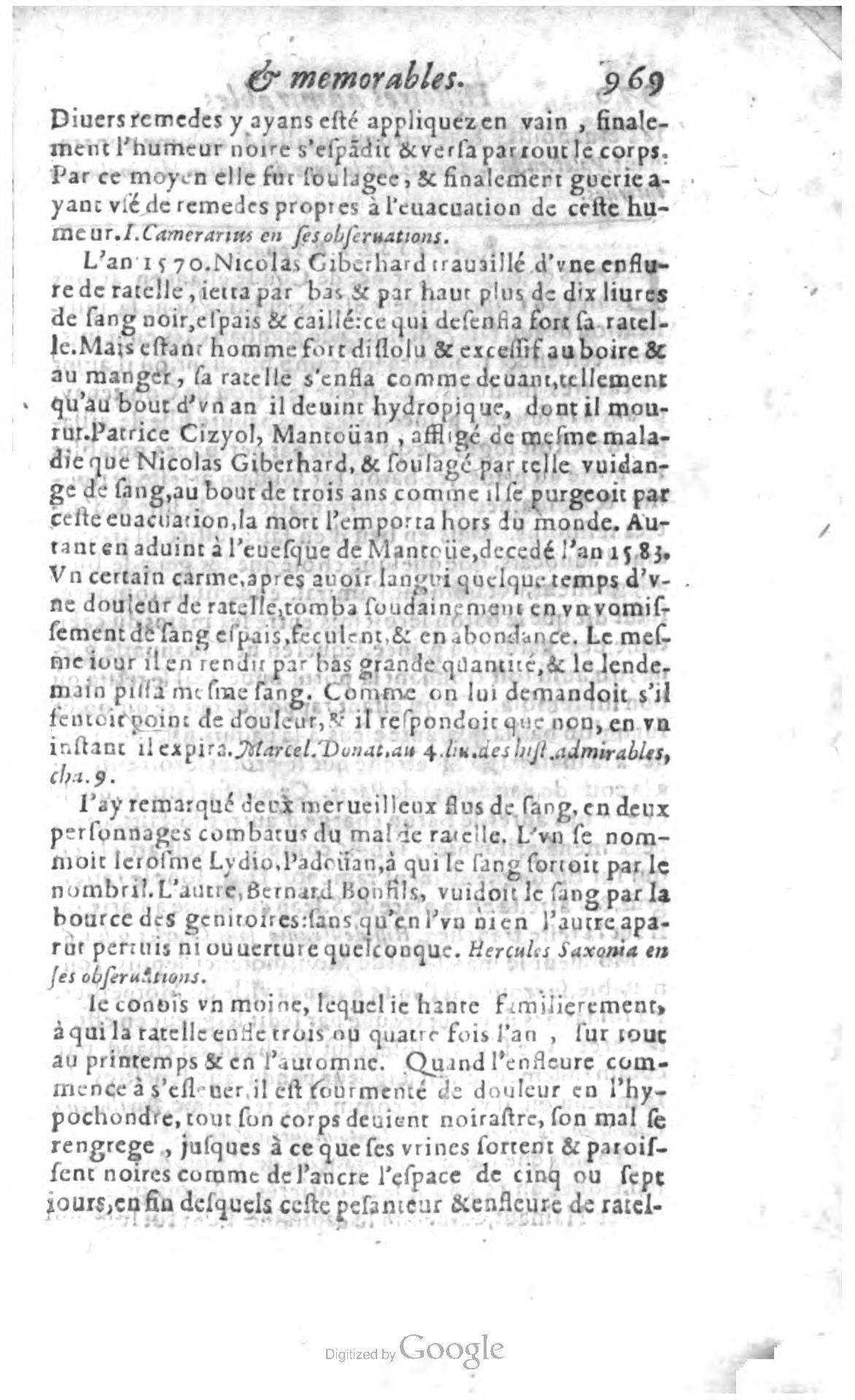 1620 - Samuel Crespin - Trésor d’histoires admirables et mémorables - BCU Lausanne