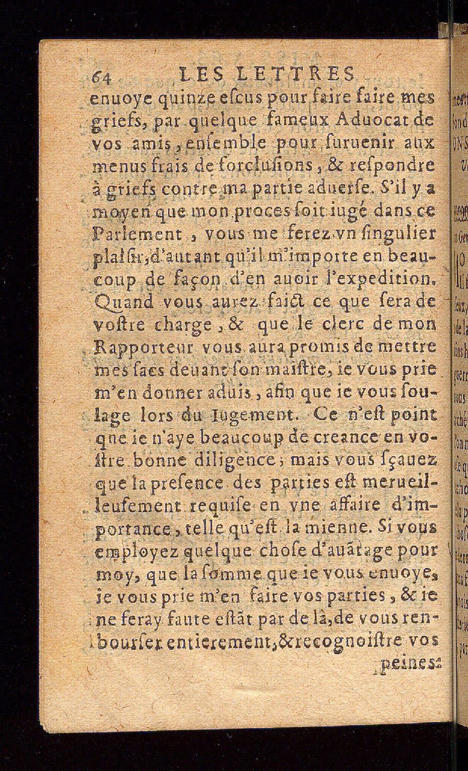 1614 - Barthélemy Vincent - Élite et Trésor des lettres missives - Bâle