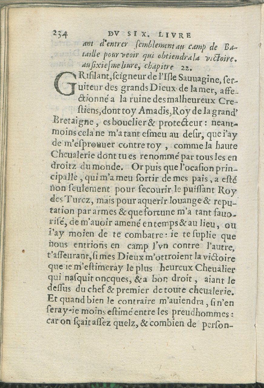 1559 - Pierre Regnard - Trésor des Amadis - Det KLG Copenhague 1559 - Pierre Regnard - Trésor des Amadis - Det KLG Copenhague