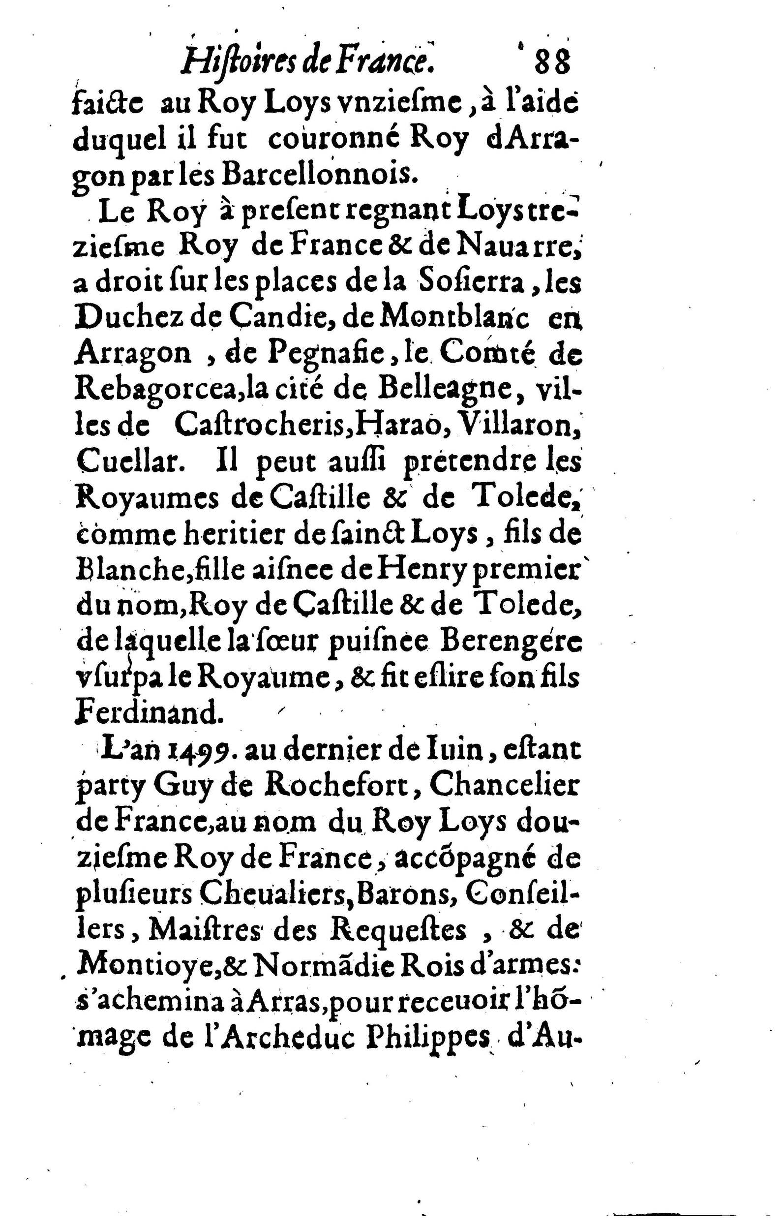 1617 - Jean Corrozet - Trésor des histoires de France - BM Lyon