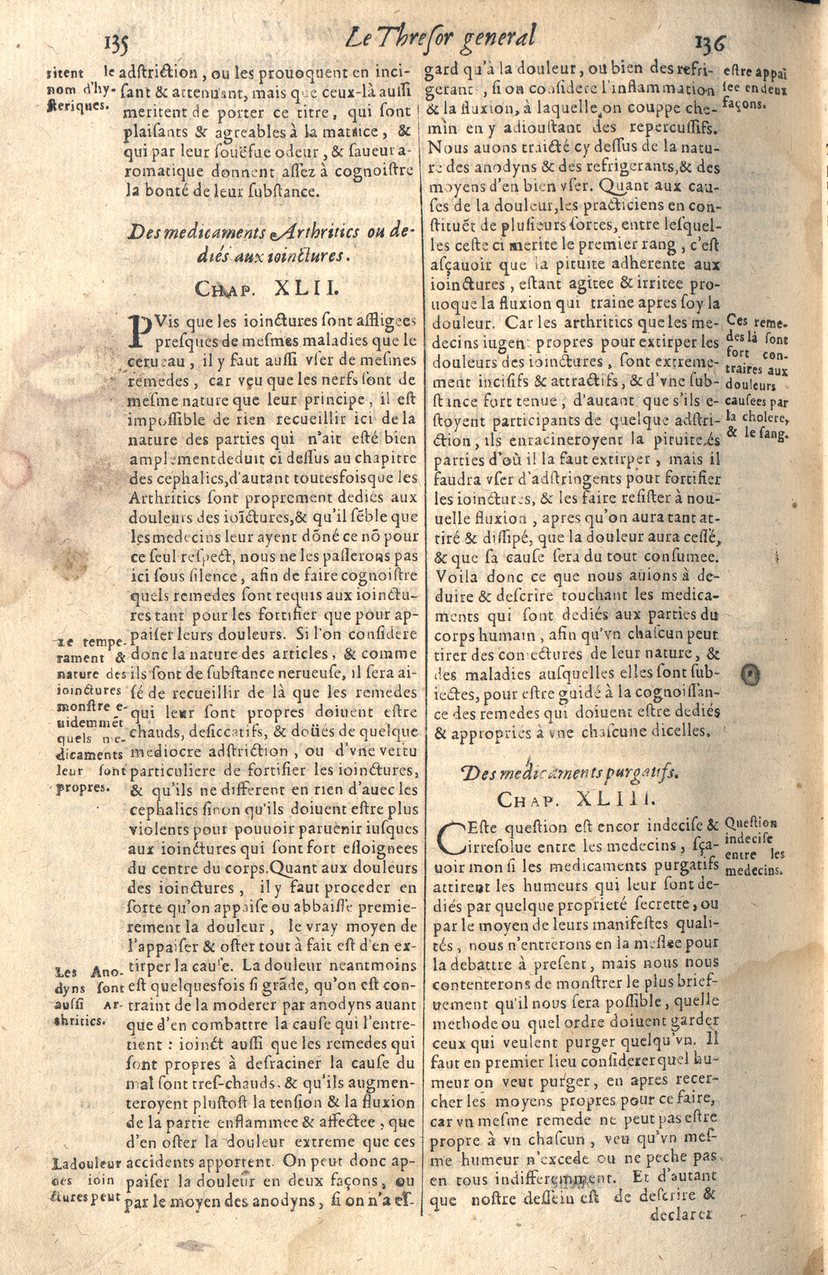 1610 - Étienne Gamonet - Grand Trésor ou dispensaire - CESR Tours