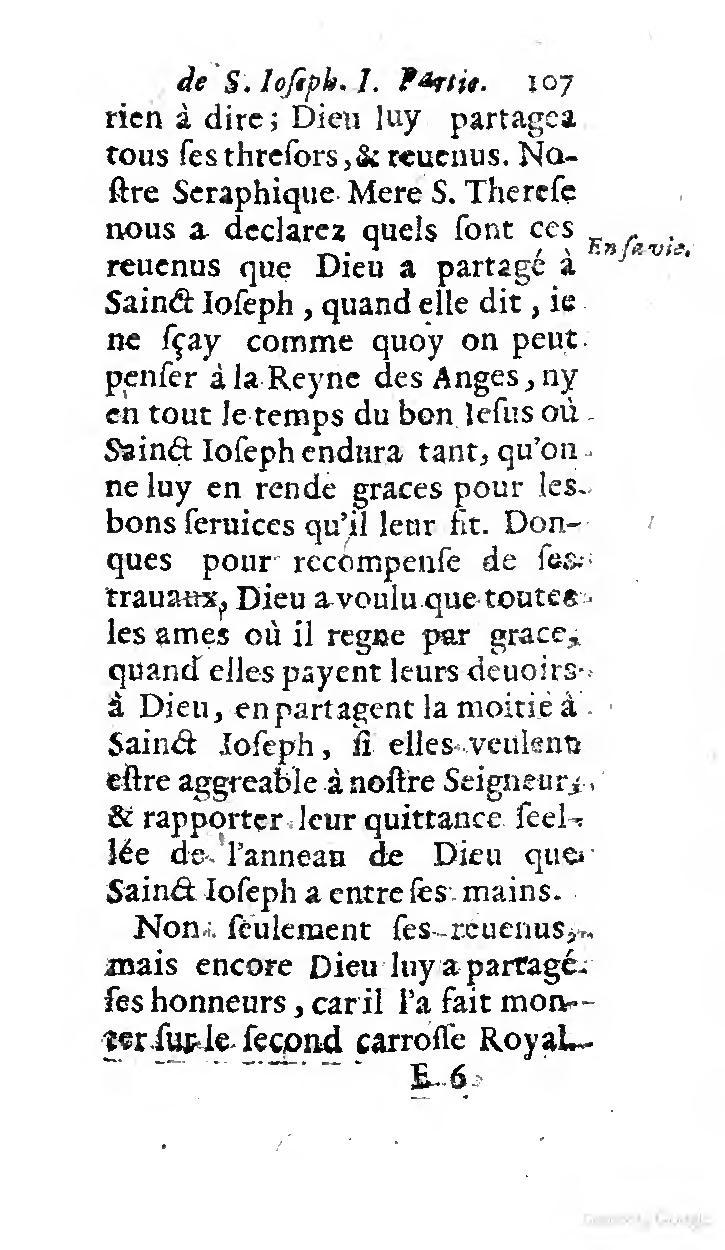 1646 - Jean Piot - Trésor inestimable de Saint-Joseph - BNC Rome
