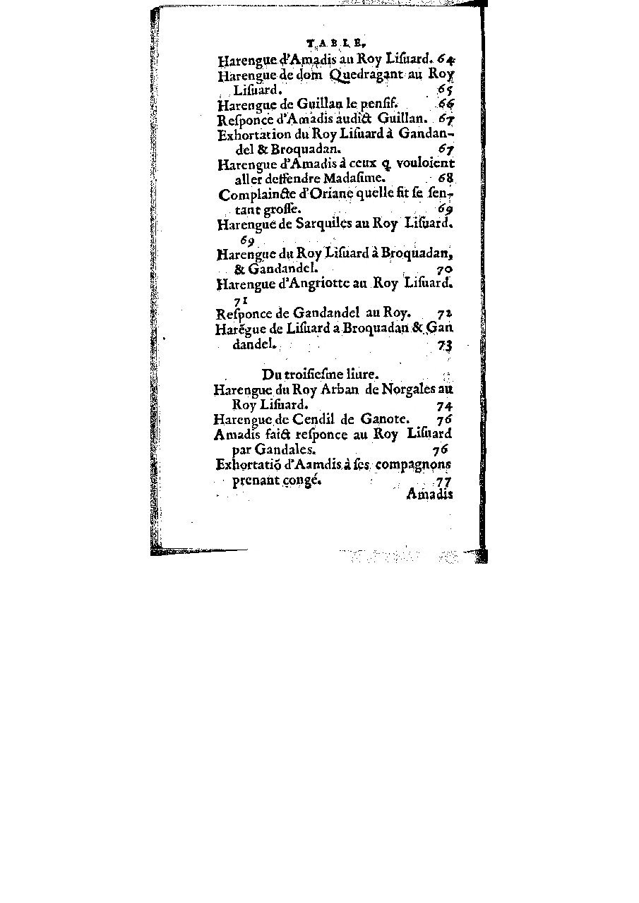1572 - Veuve Gabriel Cotier - Trésor des Amadis - BM Lyon