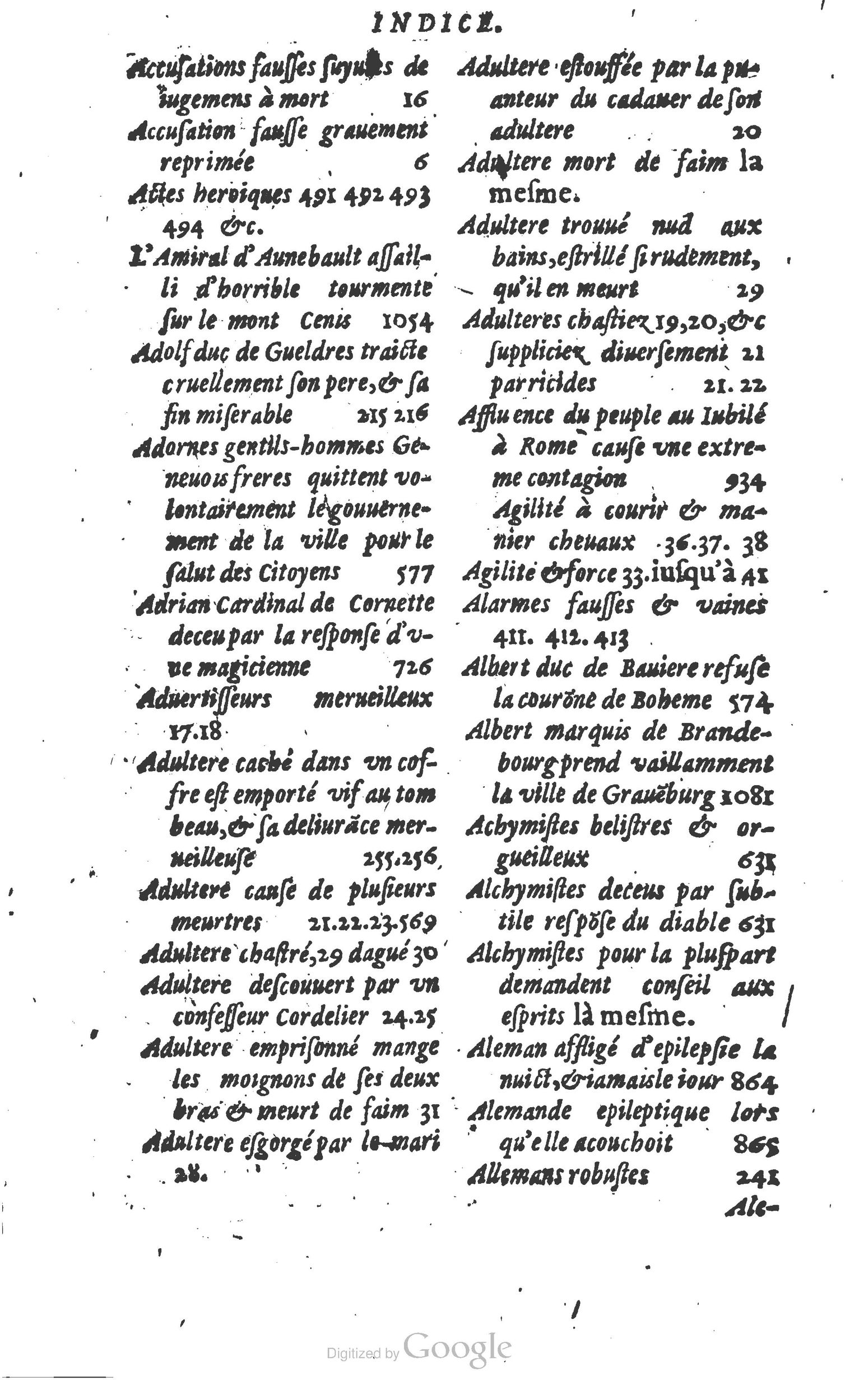 1610 - Paul Marceau - Trésor d’histoires admirables et mémorables - Princeton 1610 - Paul Marceau - Trésor d’histoires admirables et mémorables - Princeton