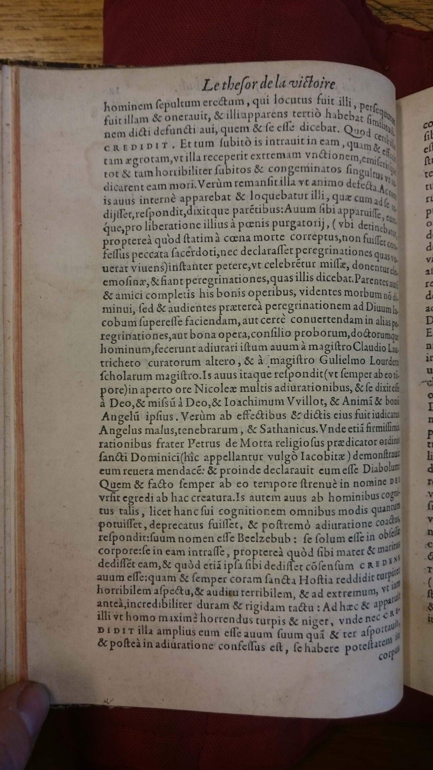 1578 - Nicolas Chesneau - Trésor et entière histoire de la triomphante victoire du corps de Dieu sur l’esprit malin - BM Lyon 1578 - Nicolas Chesneau - Trésor et entière histoire de la triomphante victoire du corps de Dieu sur l’esprit malin - BM Lyon