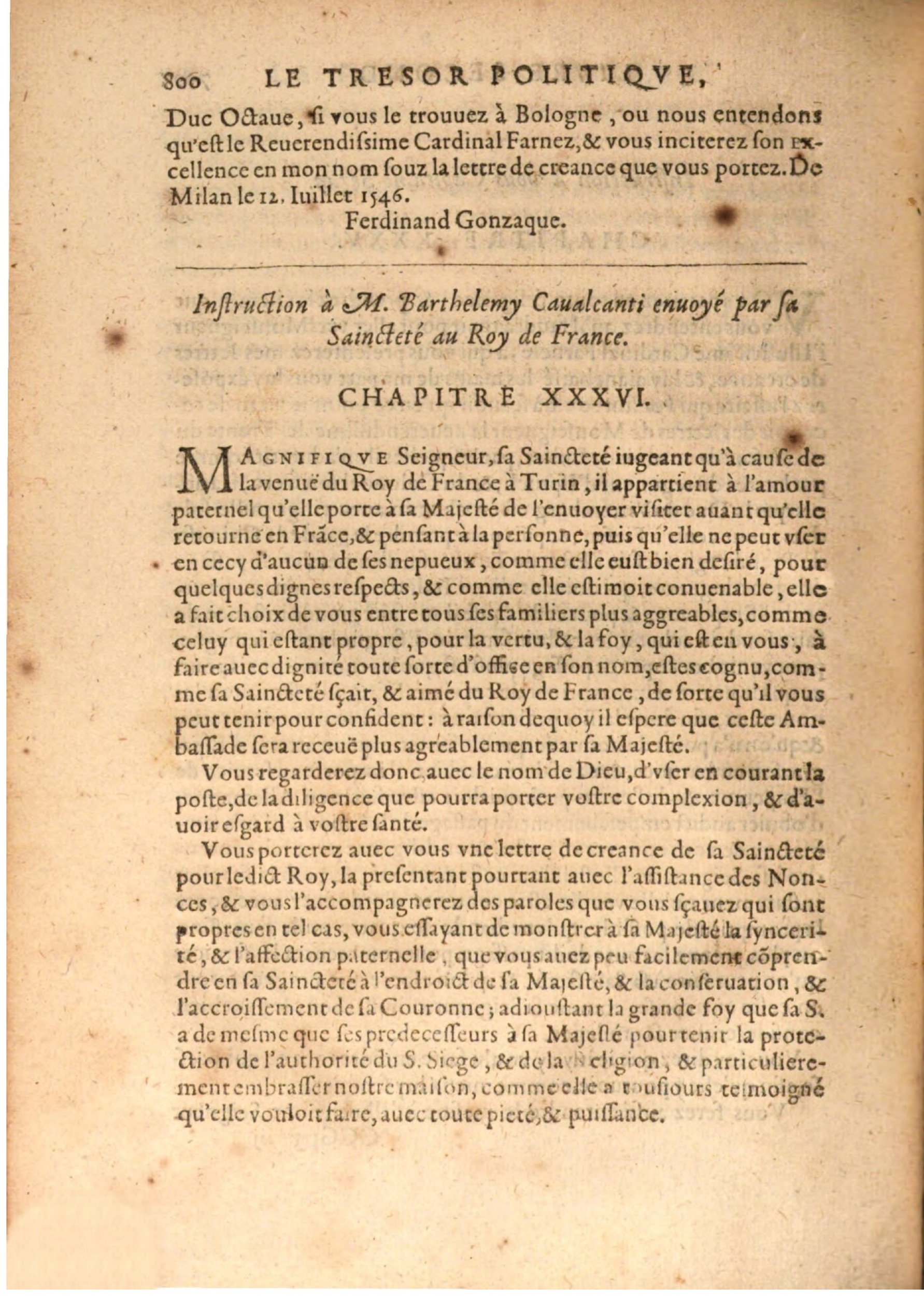 1608 - Nicolas Du Fossé - Trésor politique - BSB Munich