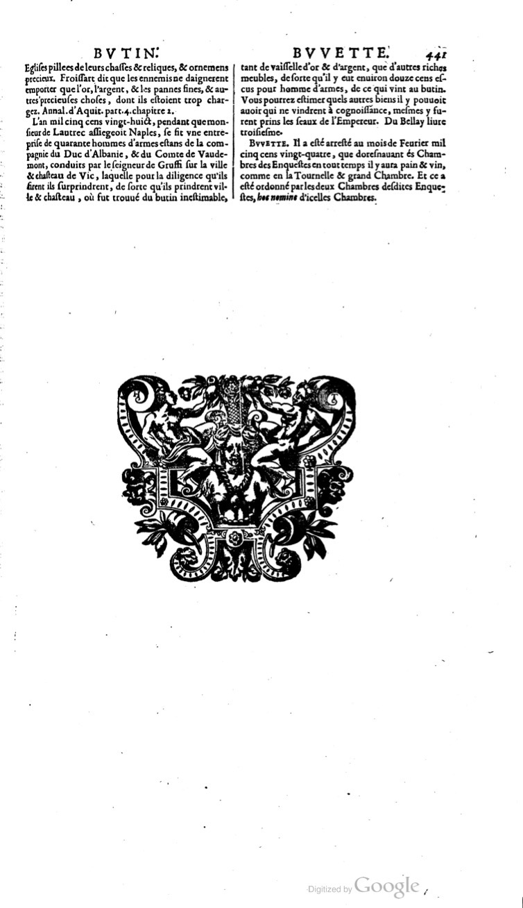 1629 - Veuve Nicolas Buon - Trésor du droit français (21754 T. 1) - BM Lyon