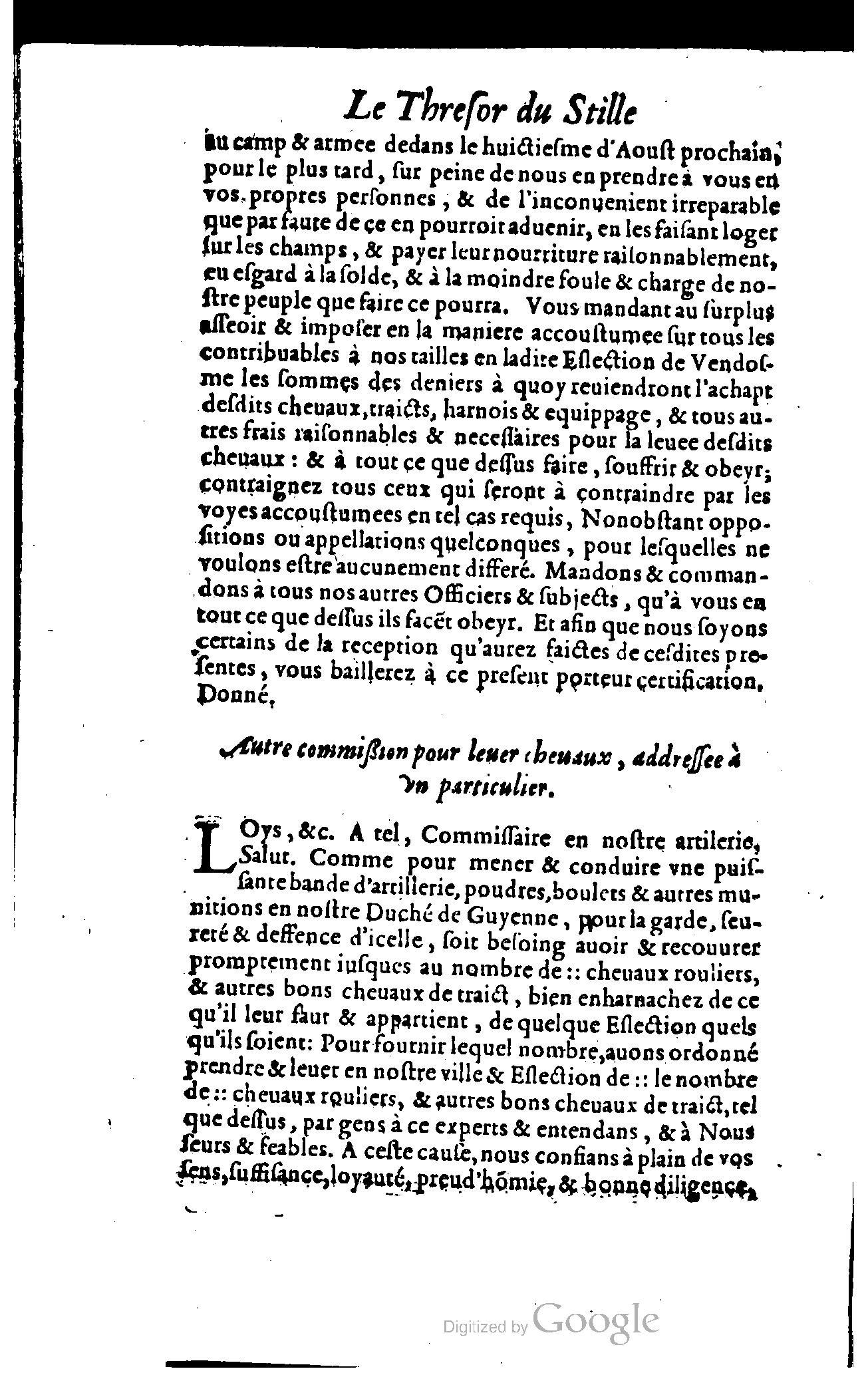 1614 - Jean Richer - Trésor du nouveau style et protocole de la chancellerie de France - BSB Munich